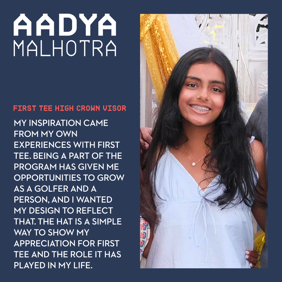 SSC x First Tee: Aadya's High Crown Visor