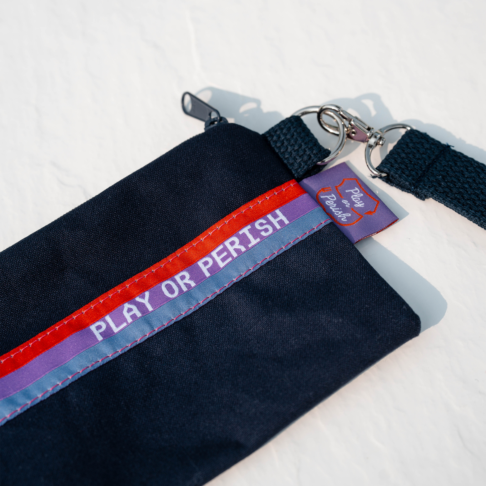 SSC Tri-Stripe Zip Pouch