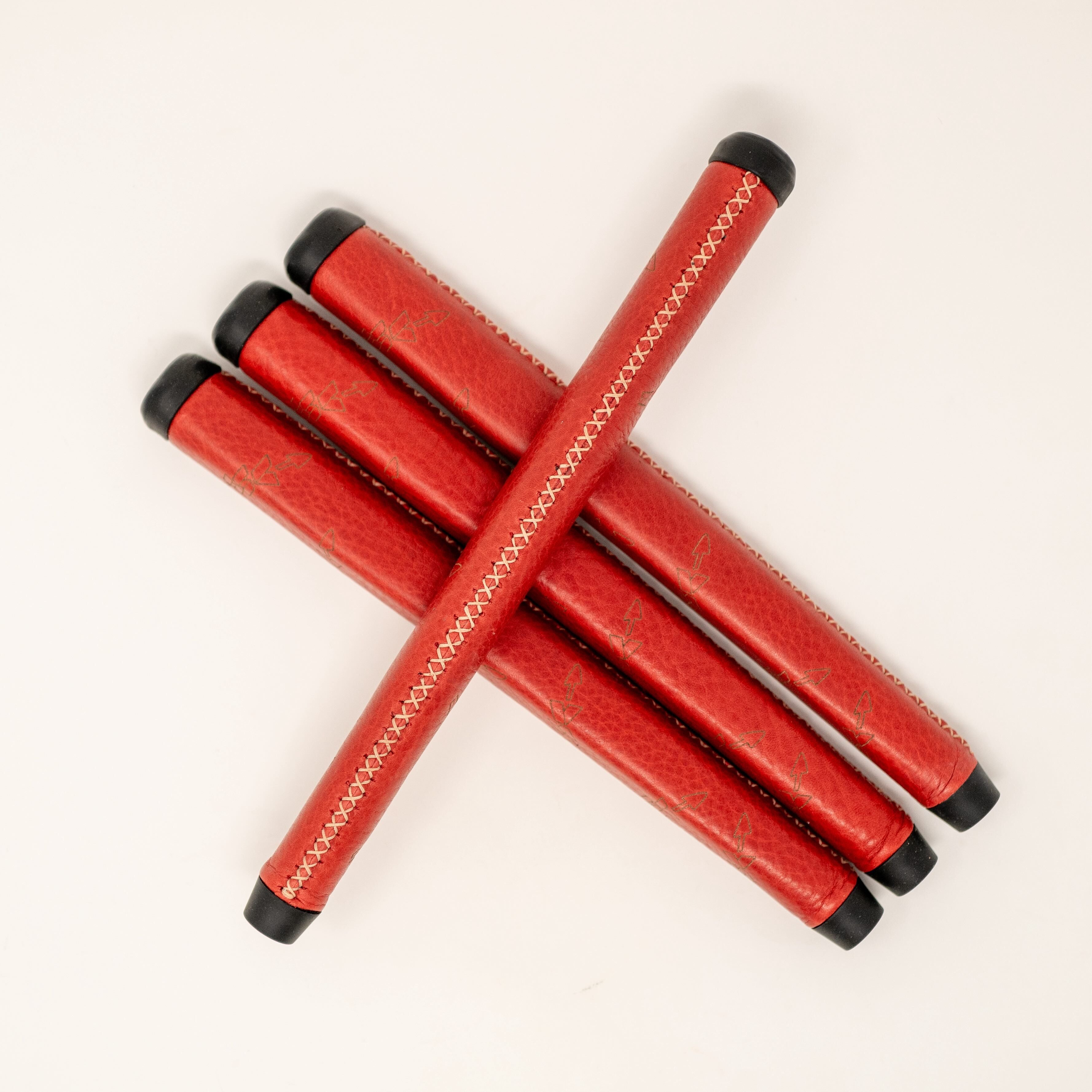 Red SSC Arrow Leather Putter Grip
