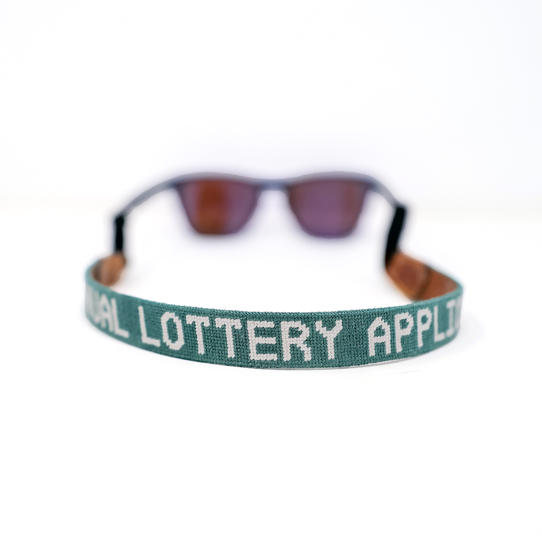 Annual Lottery Applicant Needlepoint Sunglasses Strap