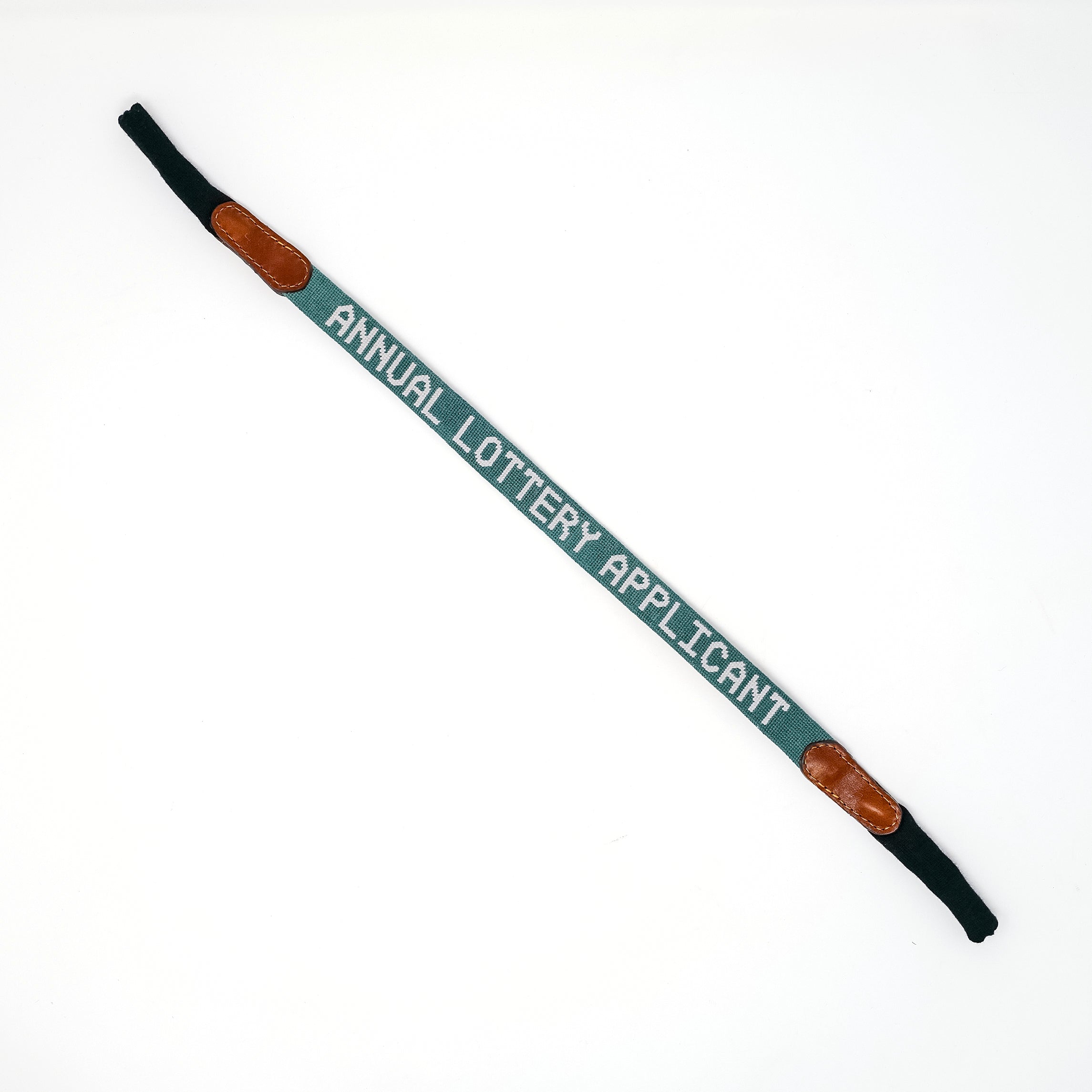 Annual Lottery Applicant Needlepoint Sunglasses Strap