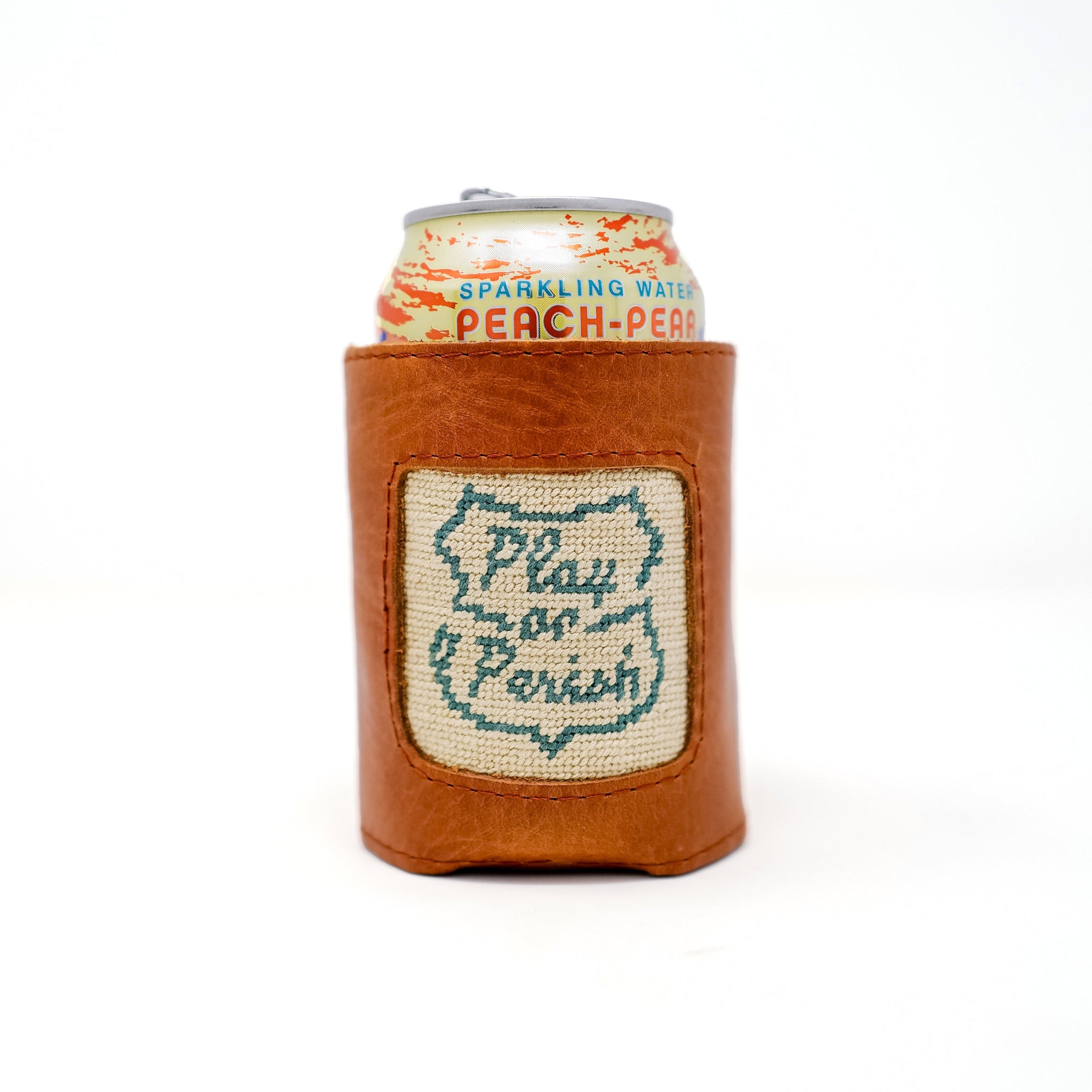 Play or Perish Needlepoint Can Cooler