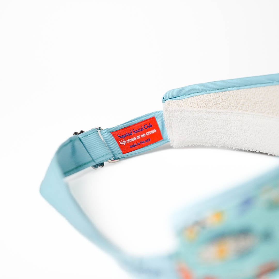 Ocean Fish High Crown Visor