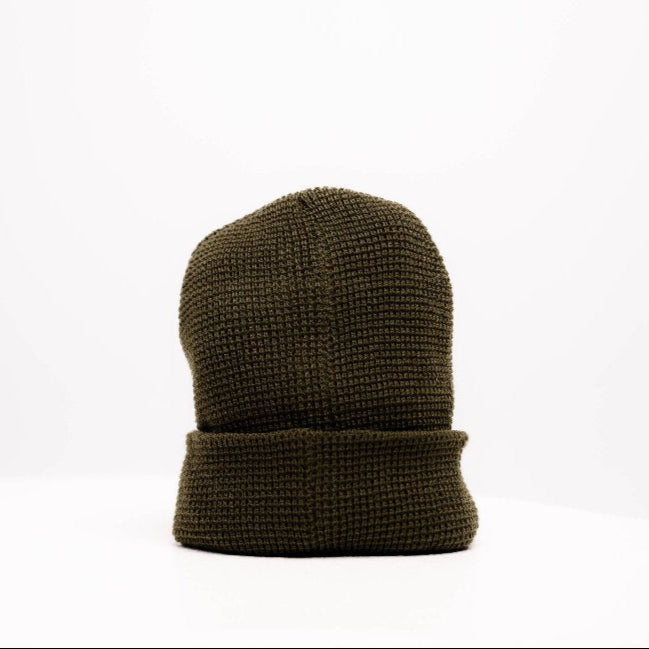 Arrow Waffle Knit Acrylic Beanie