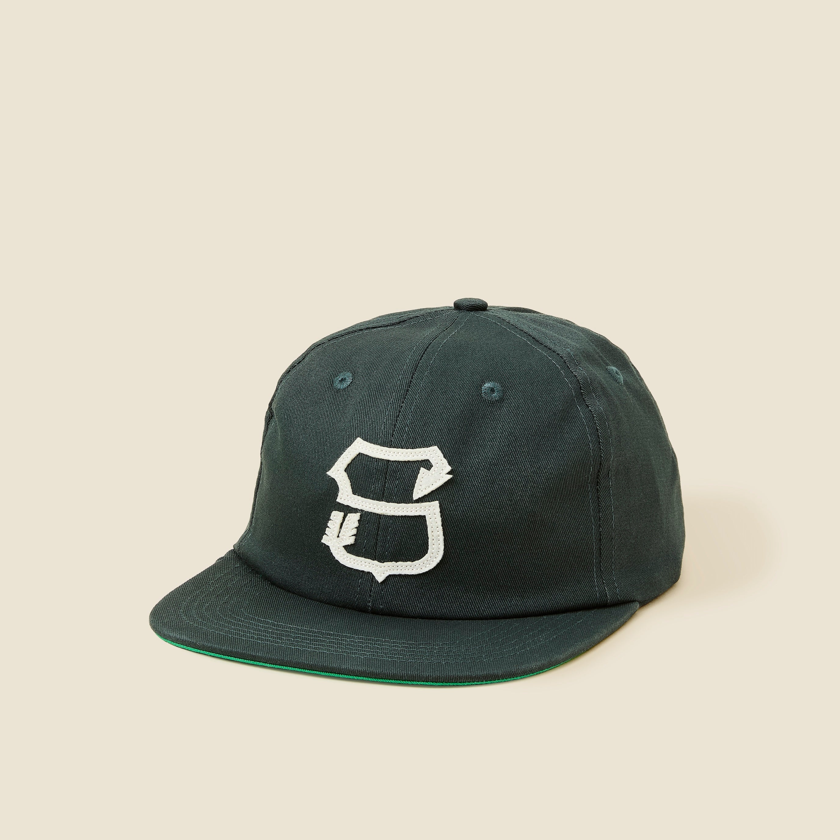 Forest Green Retro Golf Snap-Back Hat