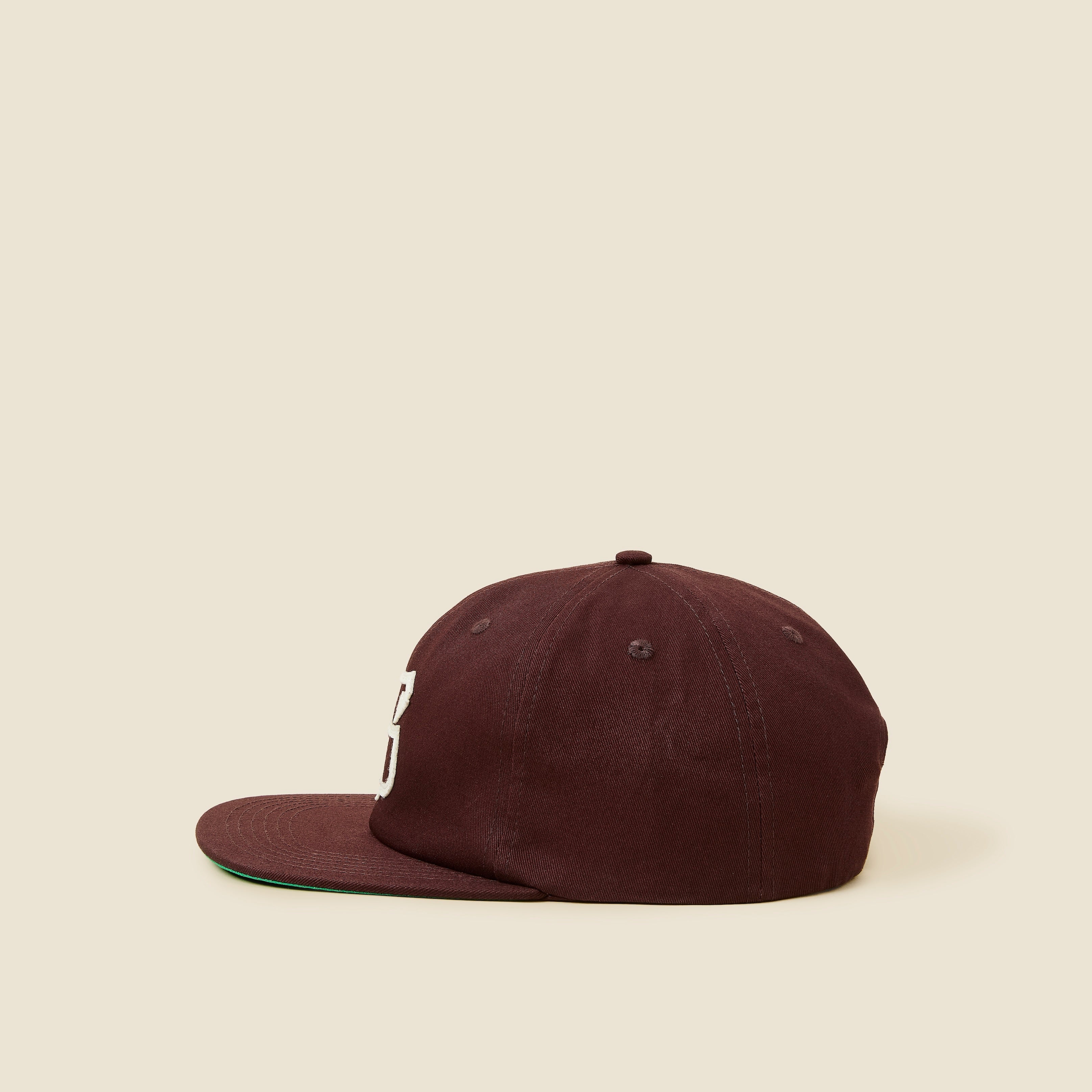 Cherry Mahogany Vintage S Snap-Back Ball Cap, Cotton Baseball Hat