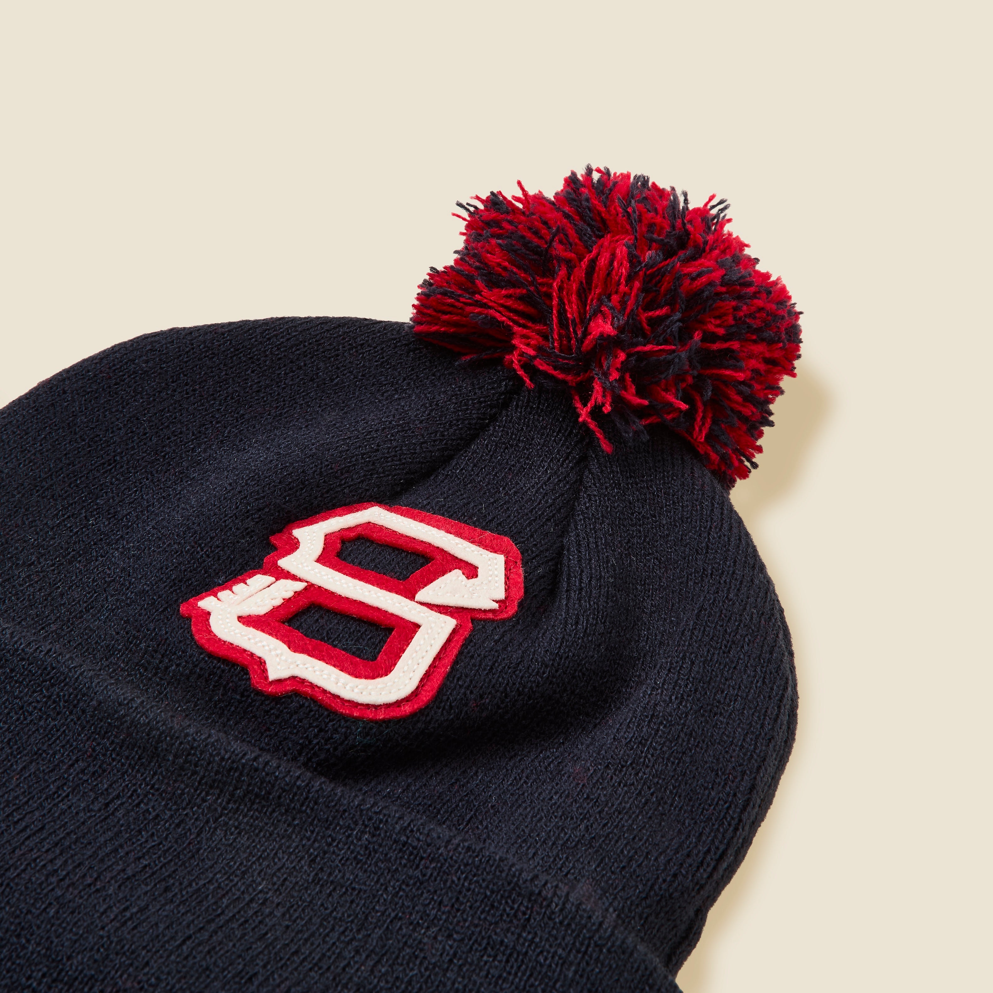 Big S Pom Beanie