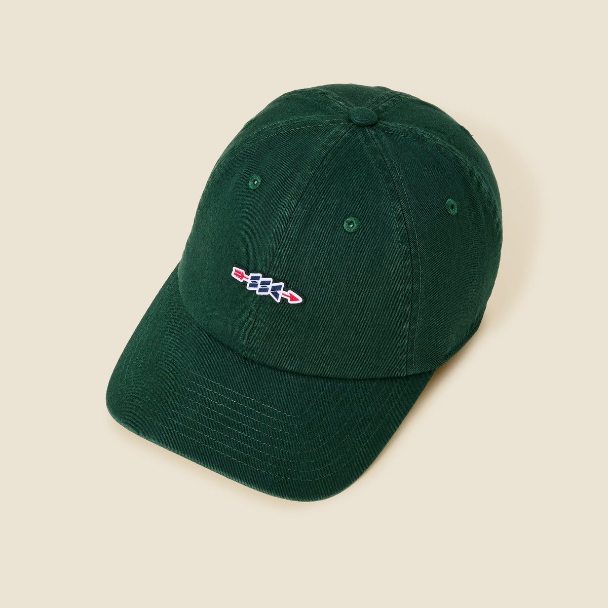 Washed Cotton Hat - Greens