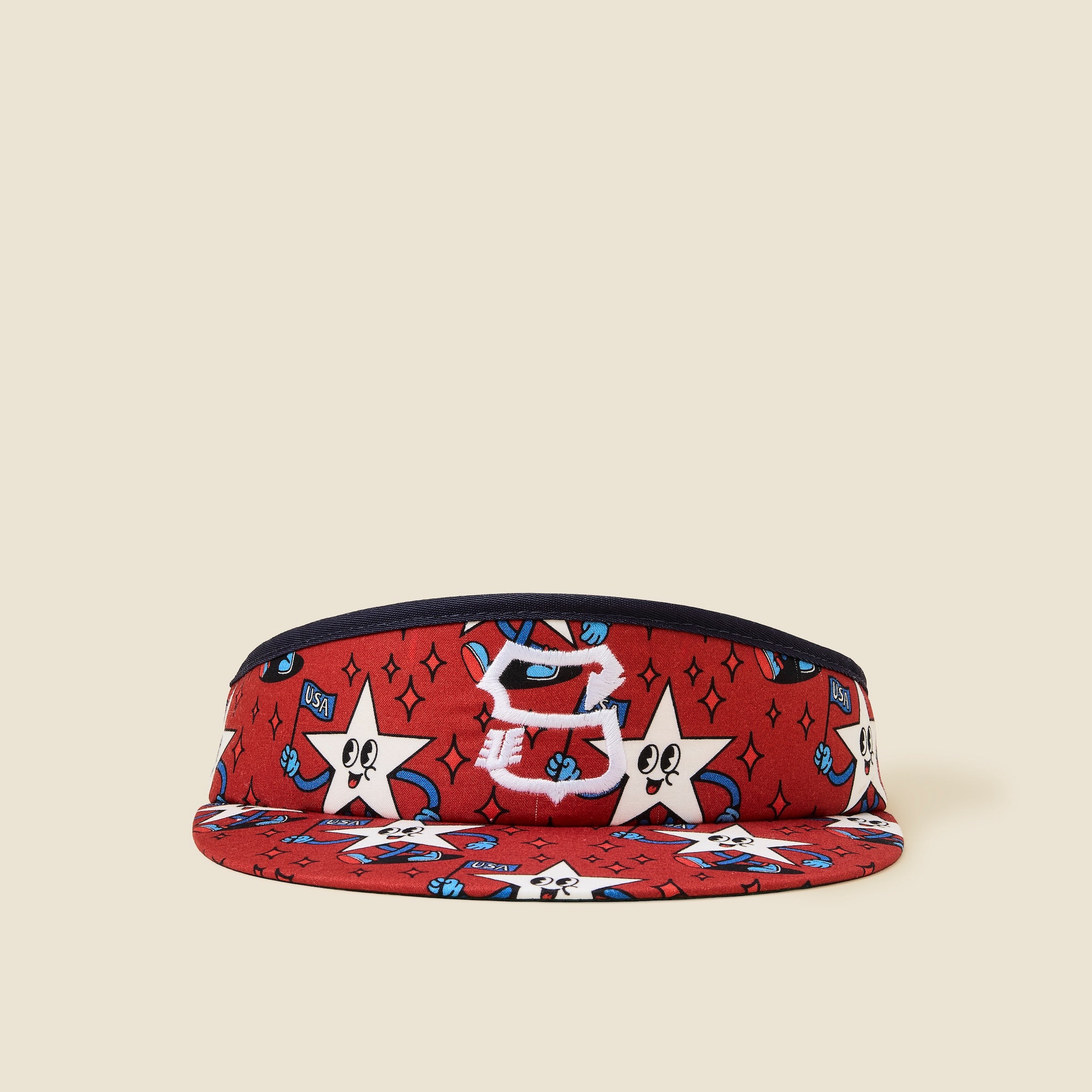 USA Stars High Crown Visor