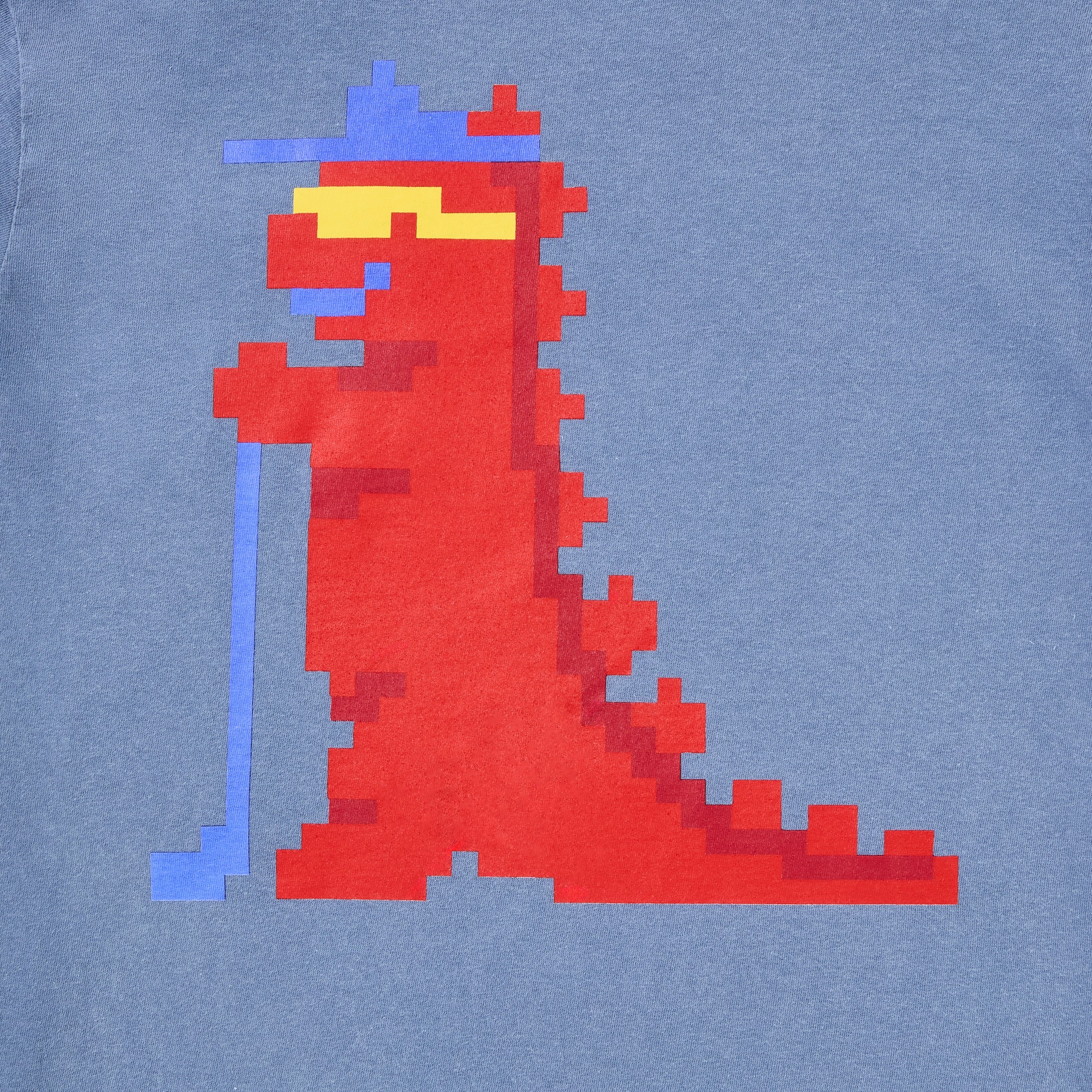 8-Bit Tourasaurus Long Sleeve T-Shirt