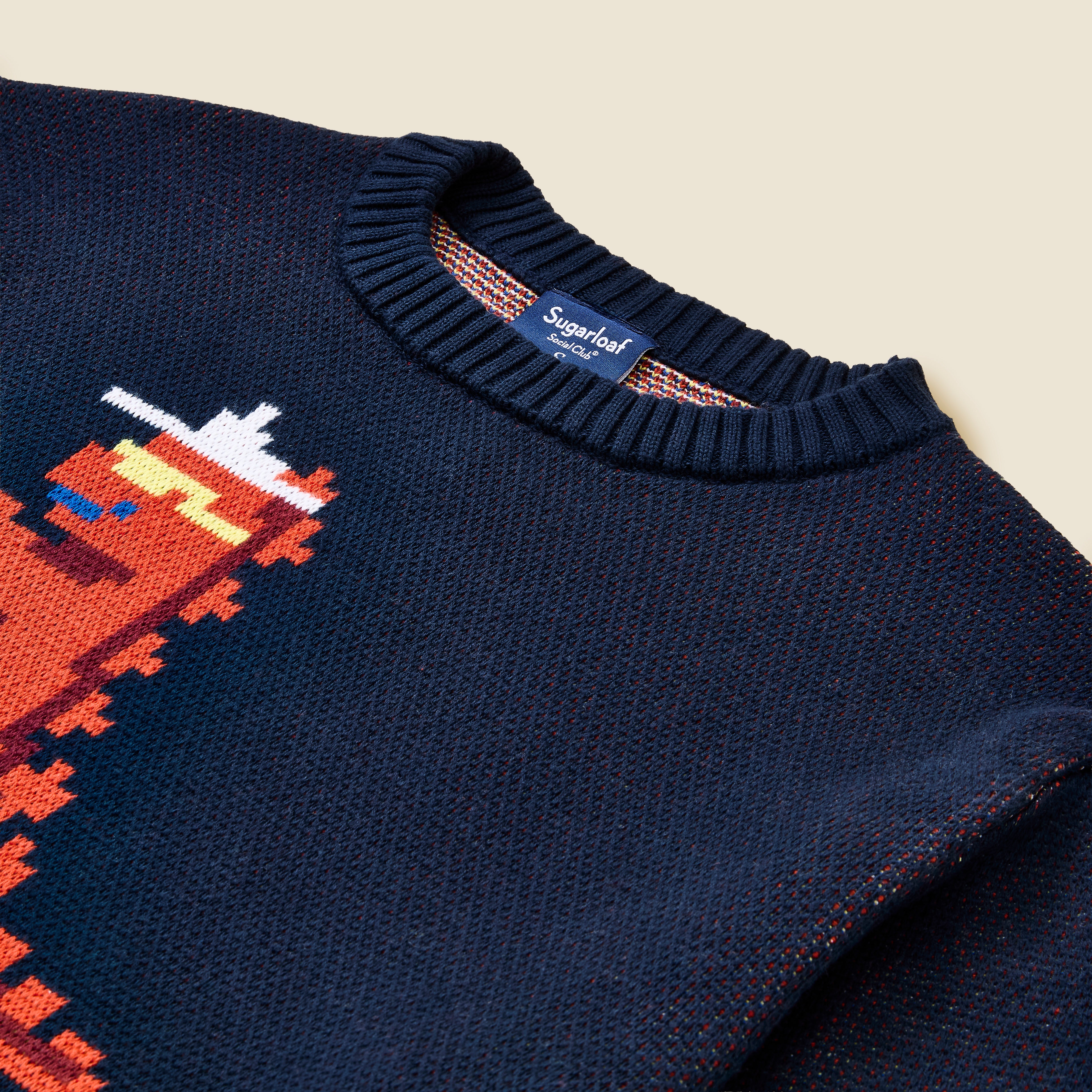 Tourasaurus 8-Bit Sweater