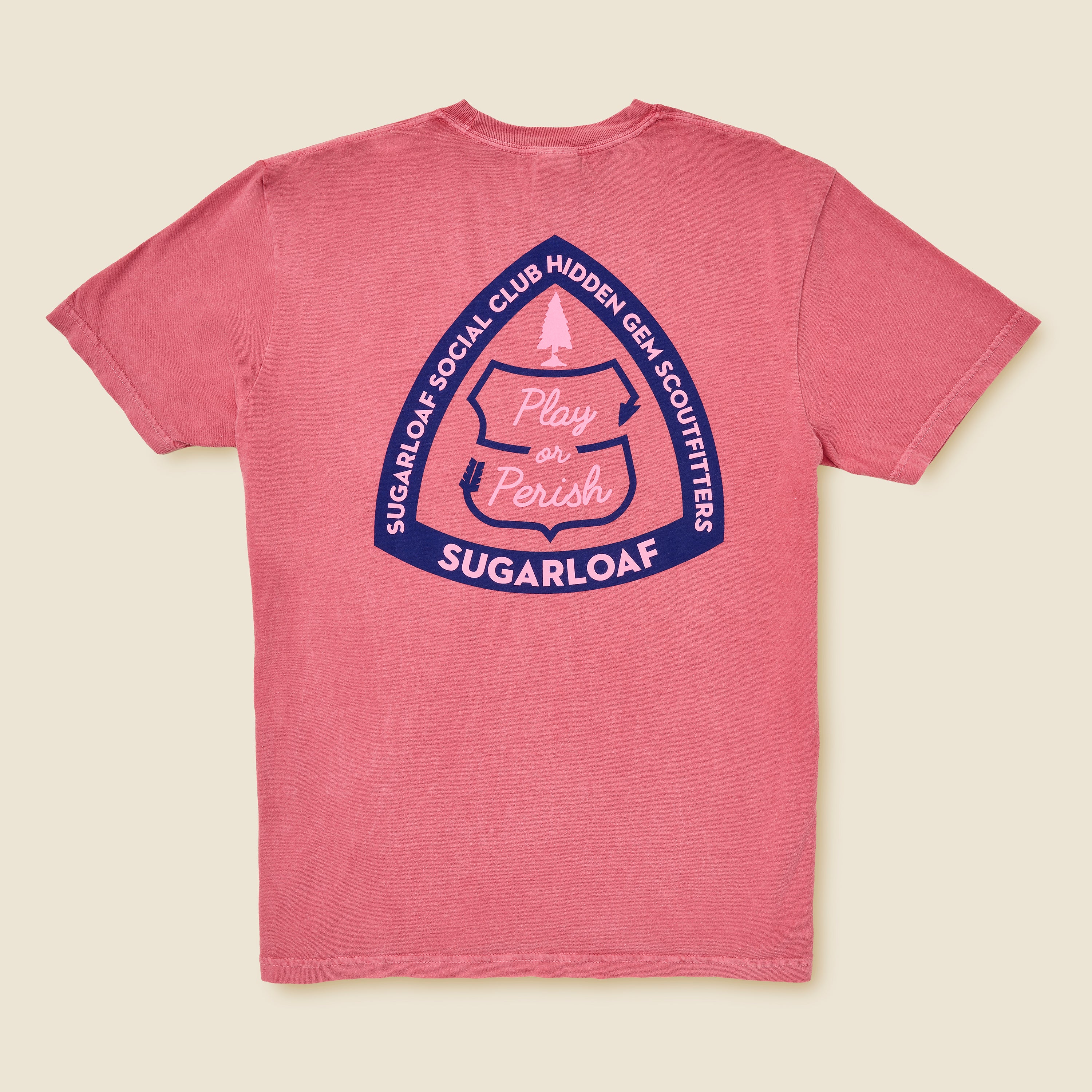 Play Or Perish Badge T-Shirt