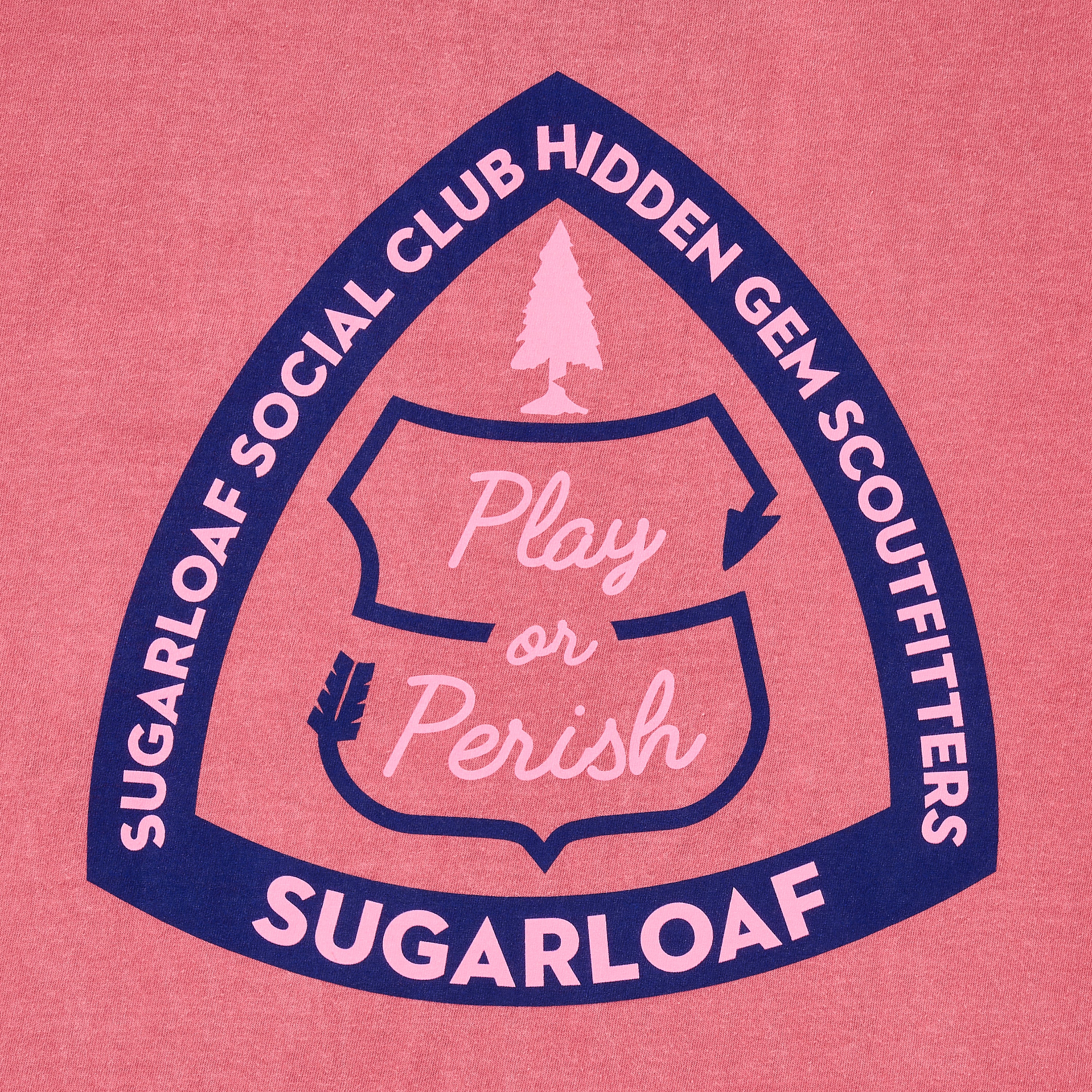 Play Or Perish Badge T-Shirt