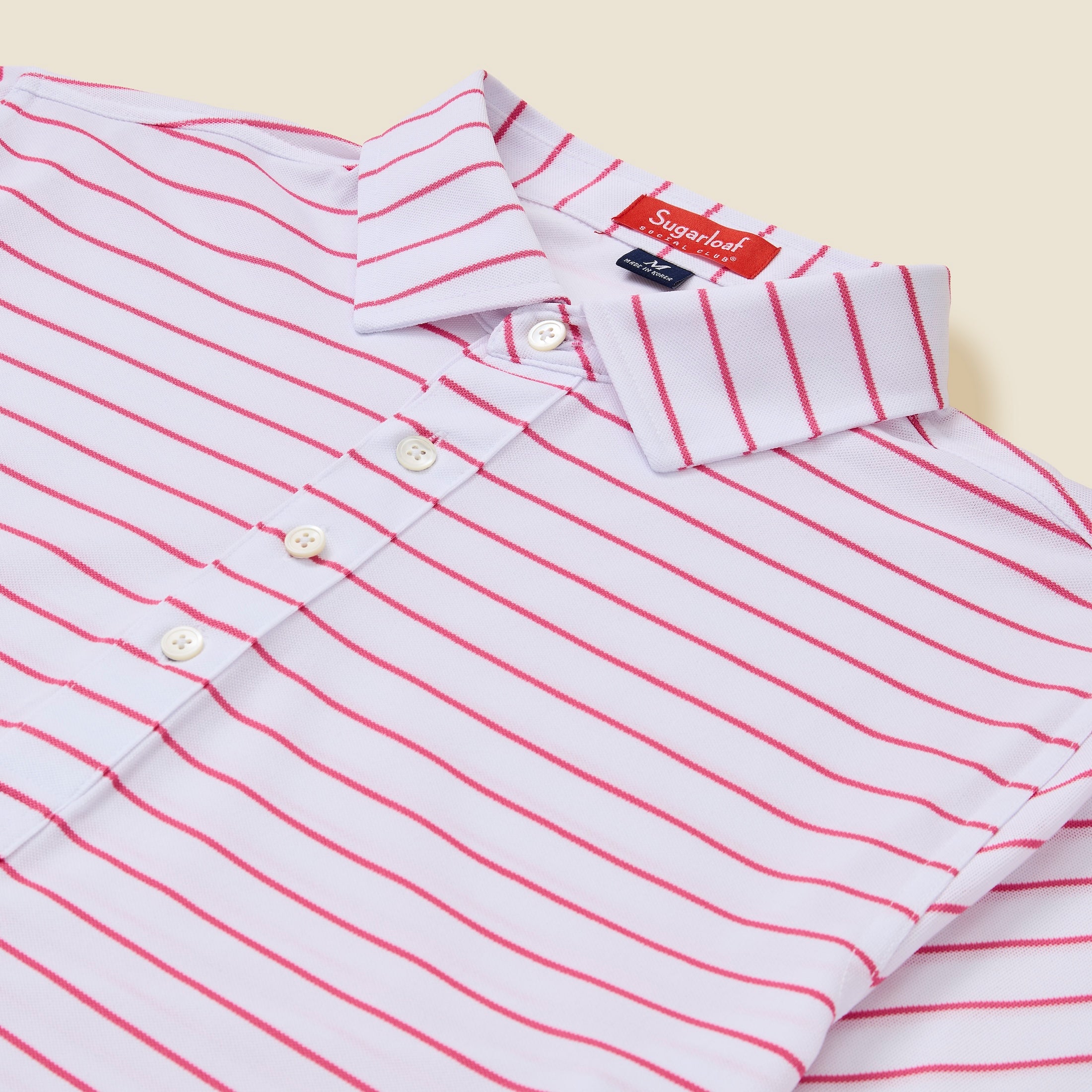 The Club Stripe Polo