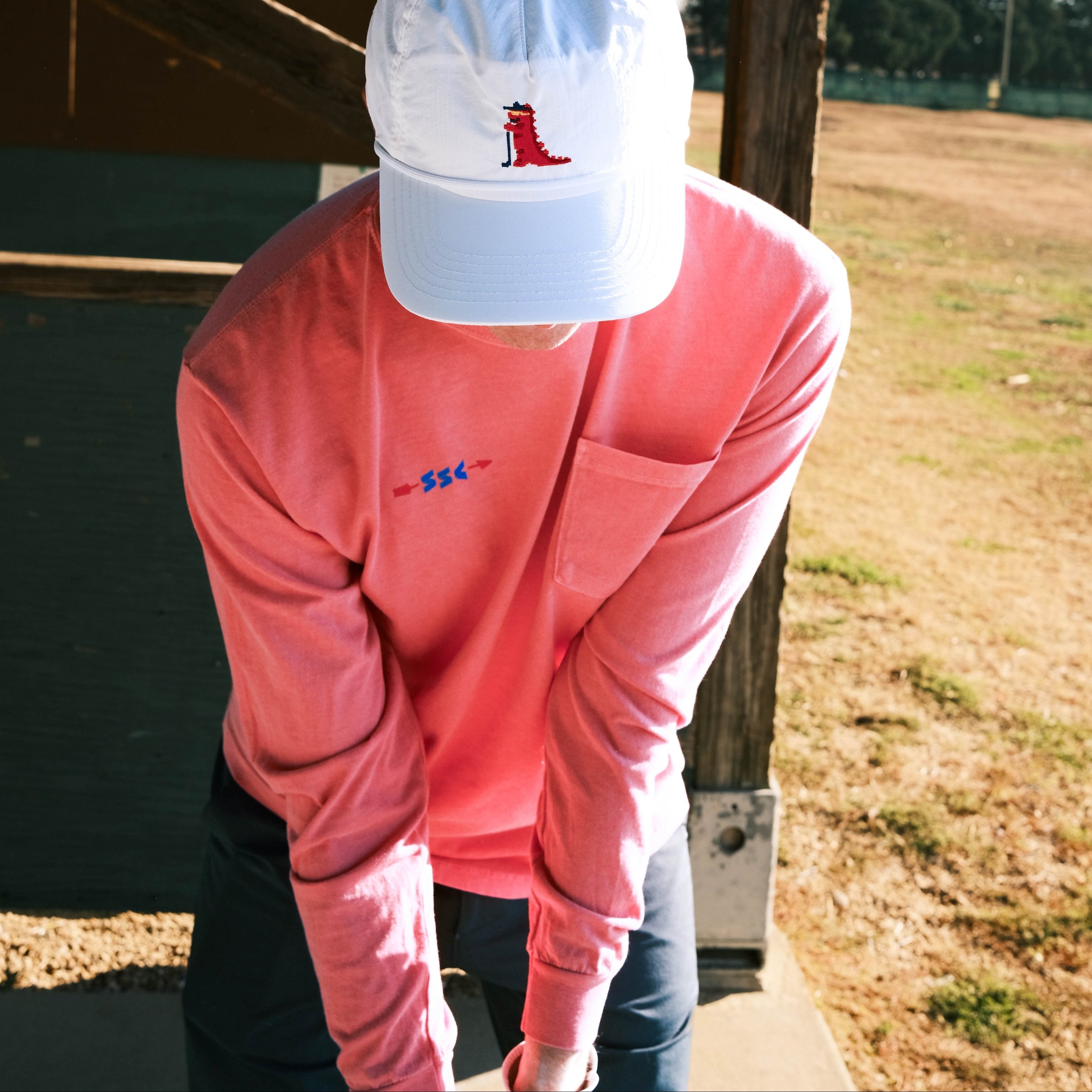 8-Bit Tourasaurus Long Sleeve T-Shirt