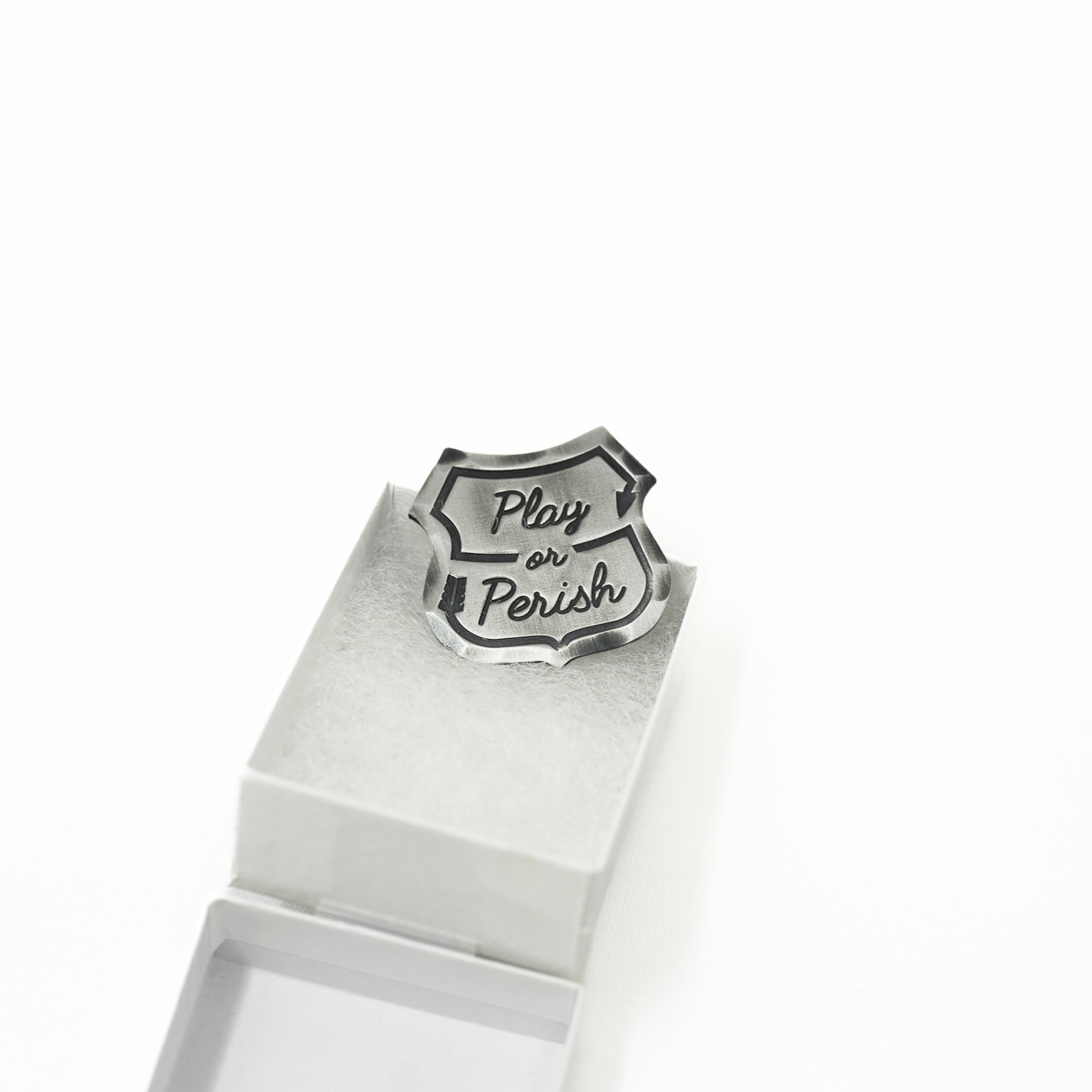 Play or Perish Ball Mark