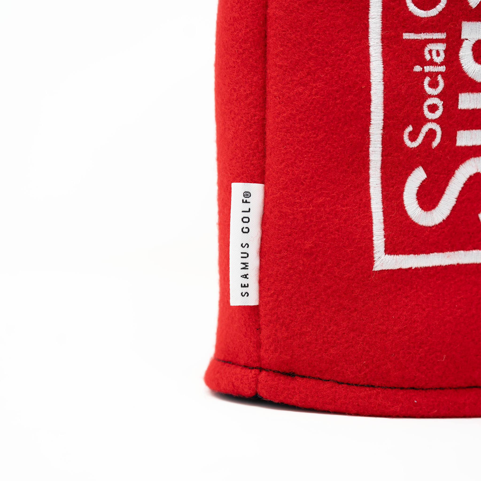 Red Wool SSC Headcover