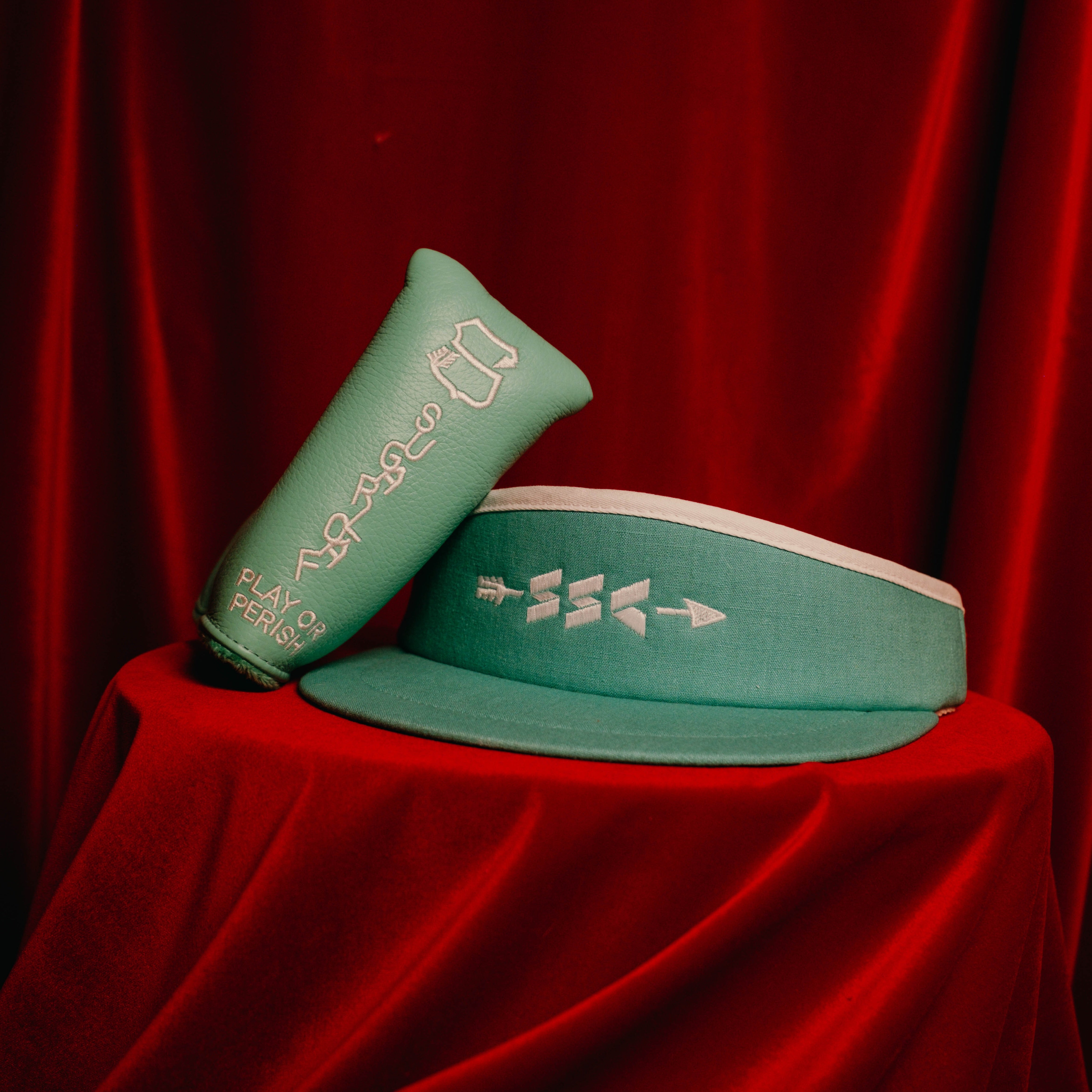 Breakfast Blue High Crown Visor