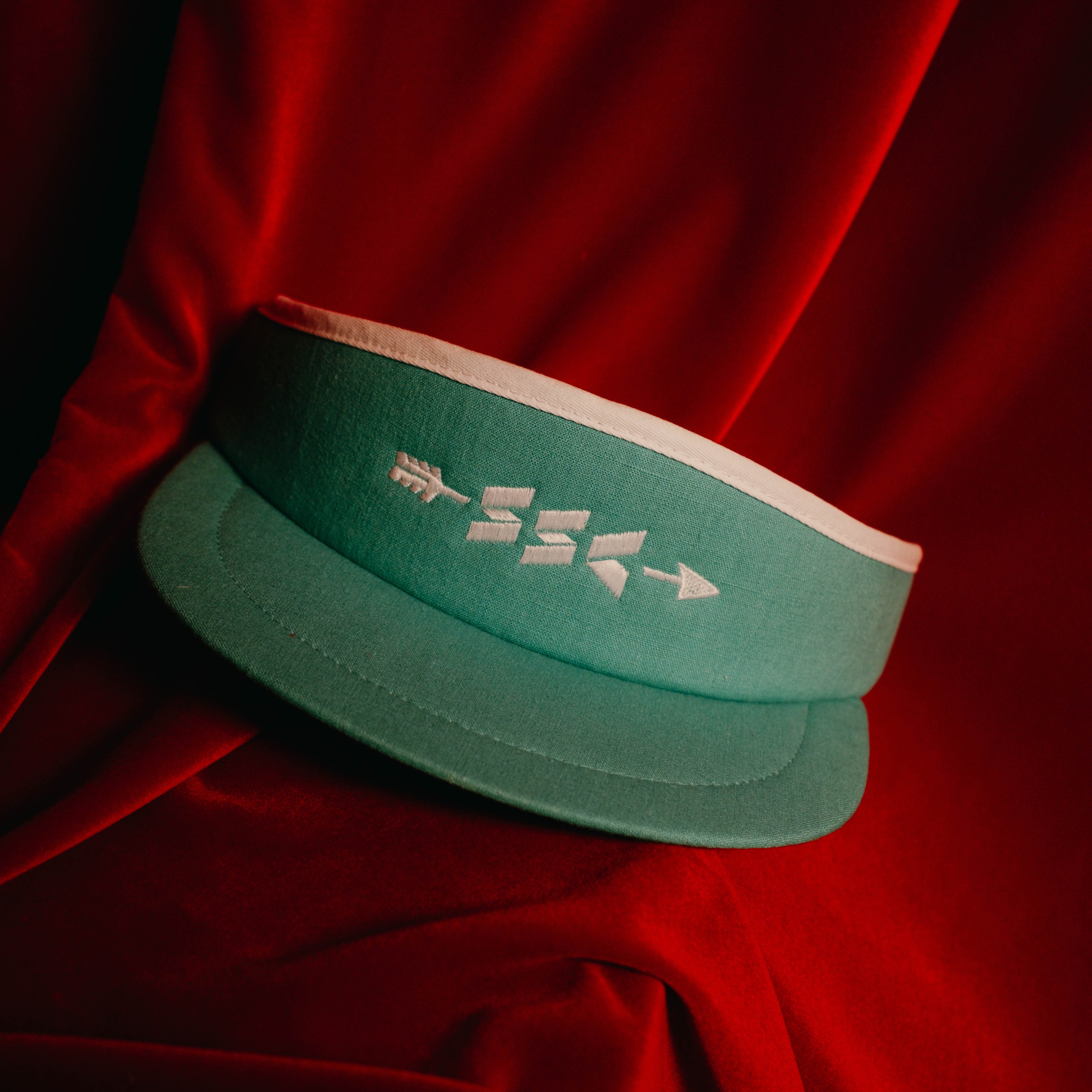 Breakfast Blue High Crown Visor