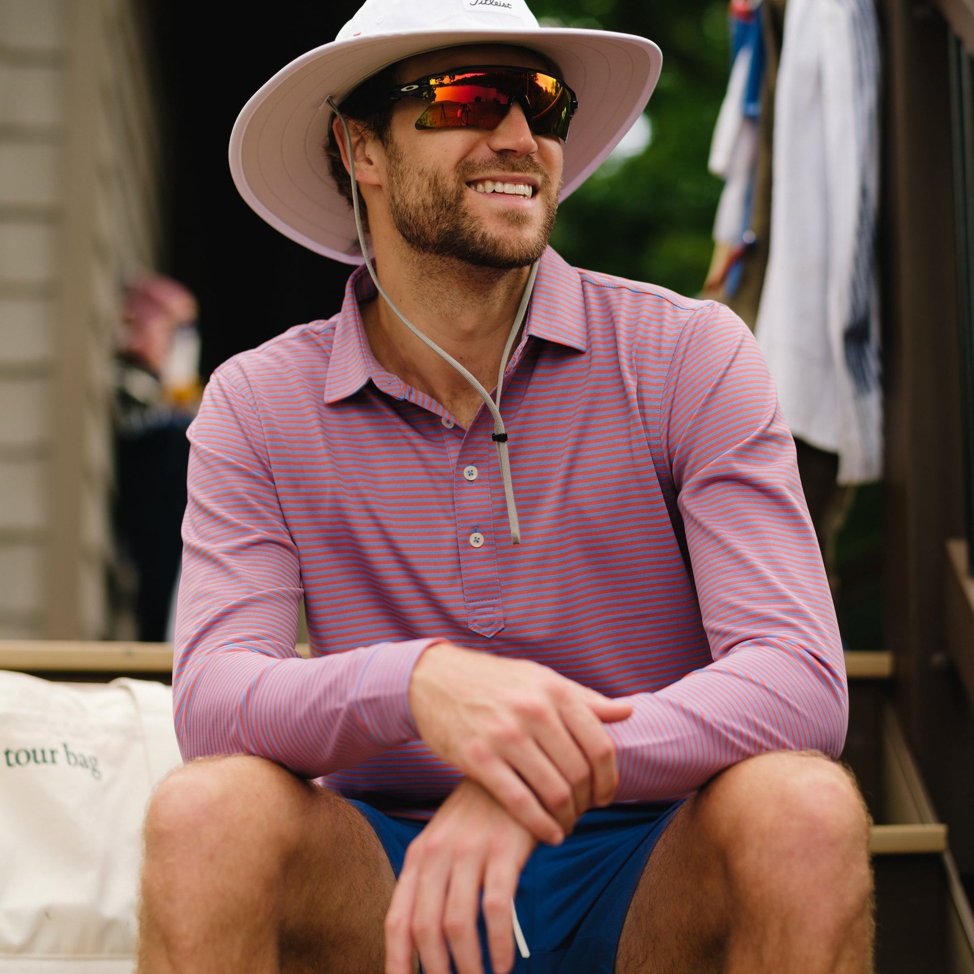 The Mini Stripe LS Polo