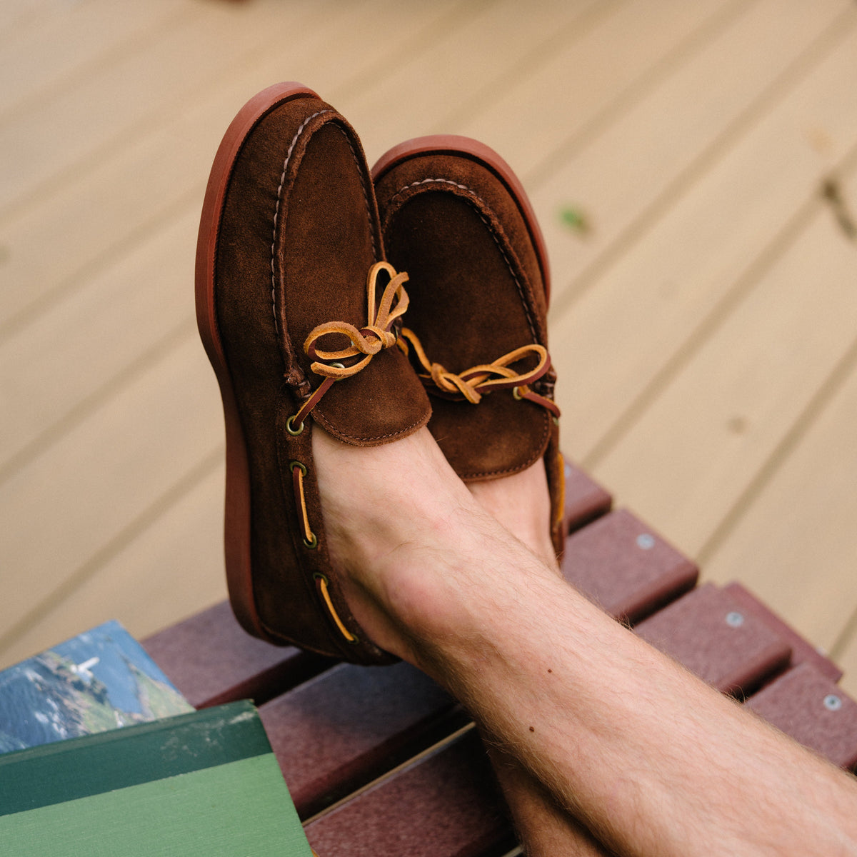 The Sugar-Loafer Suede Boat Shoe