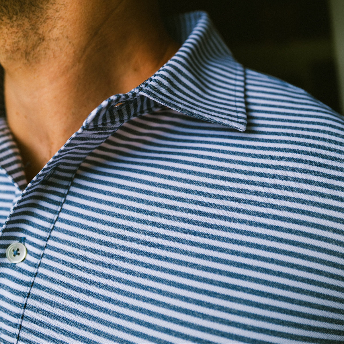 The Mini Stripe LS Polo