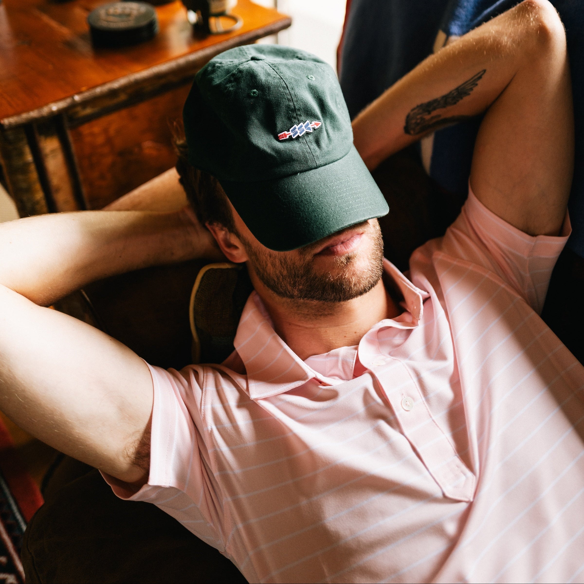 The Club Stripe Polo