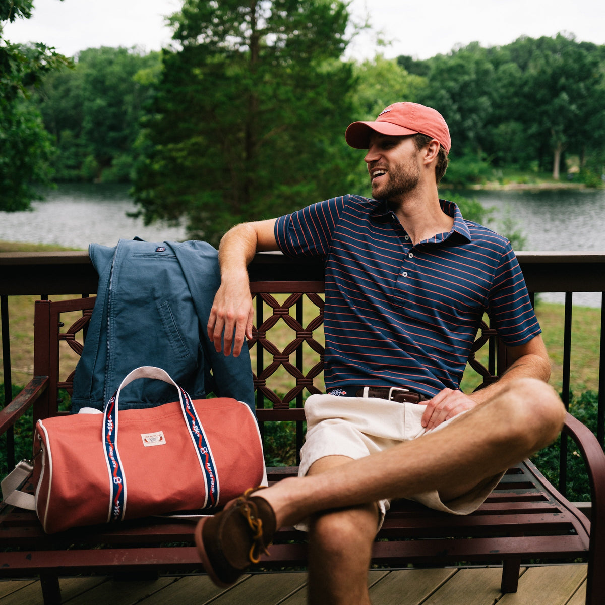 The Club Stripe Polo
