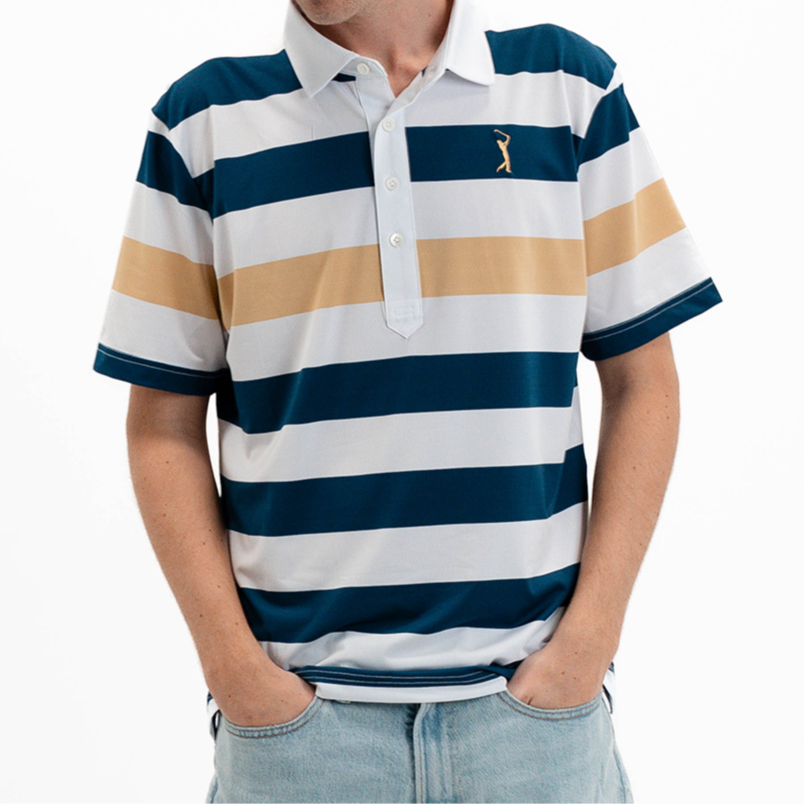 THE PLAYERS x SSC "Major" Stripe Sport Polo