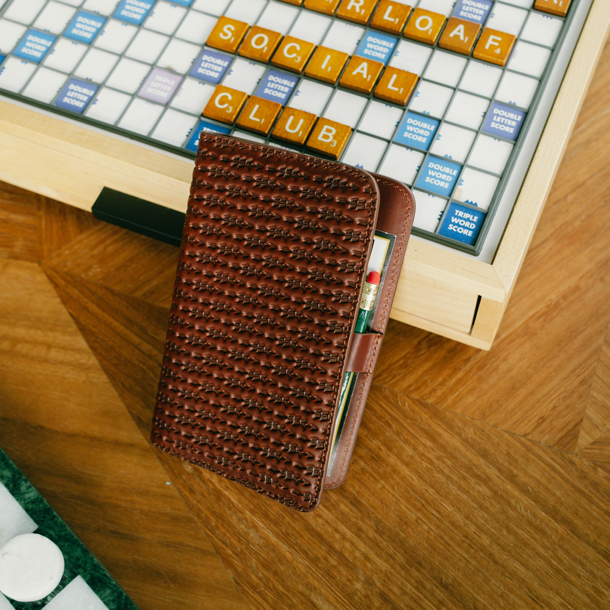 Leather Scorecard Holder