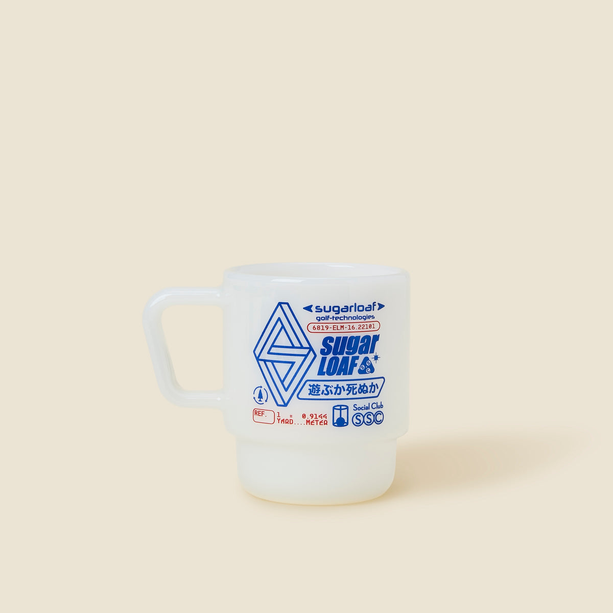 SSC Milk Glass Mugs 2-Pack
