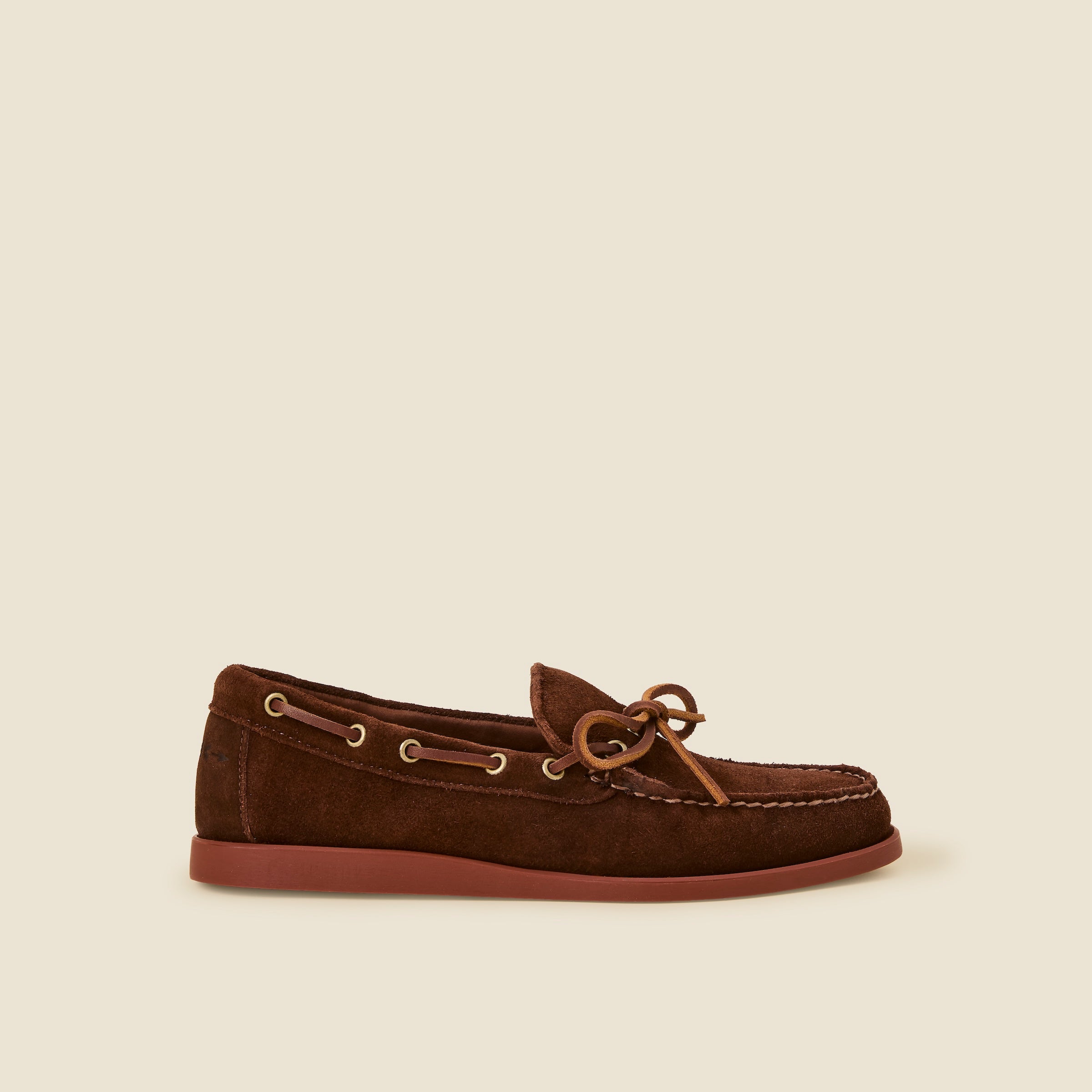 The Sugar-Loafer Suede Boat Shoe