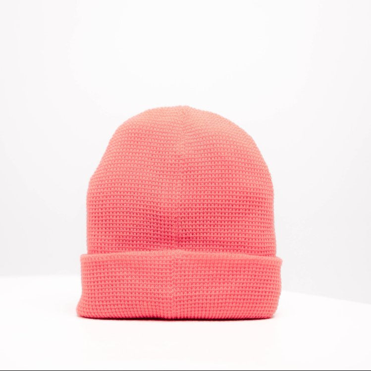 Arrow Waffle Knit Acrylic Beanie