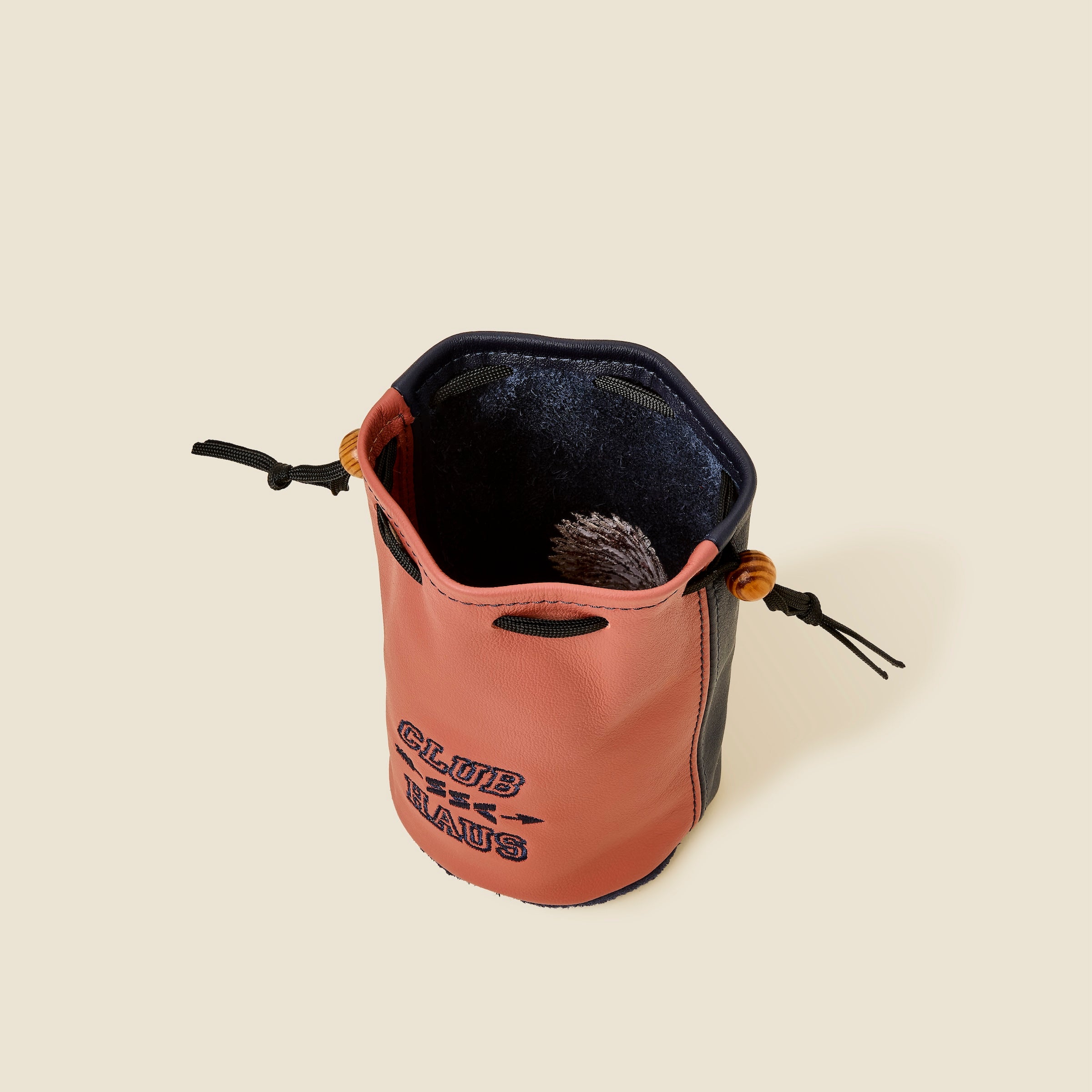 SSC x Clubhaus Valuables Pouch | Leather Golf Ball Bag