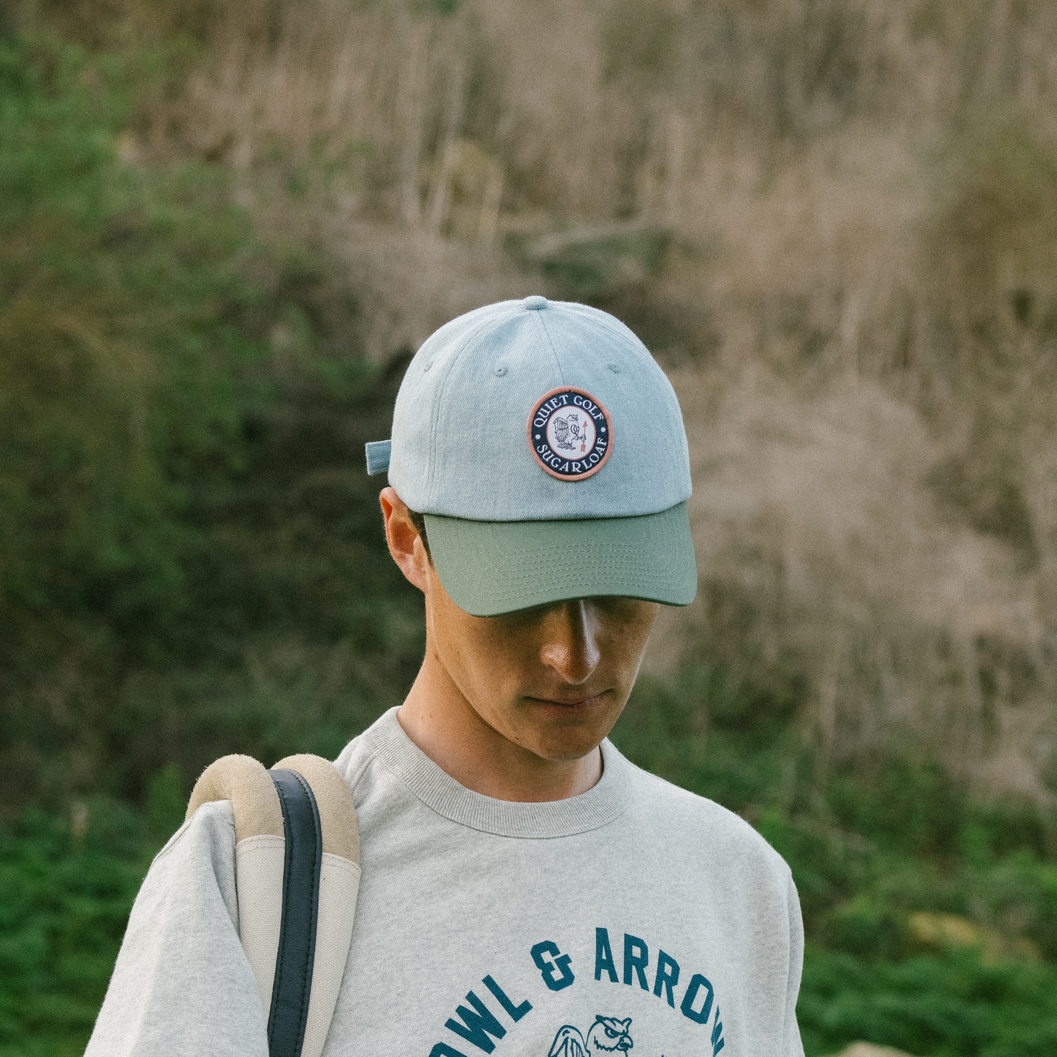 Quiet Golf x SSC Denim Dad Cap