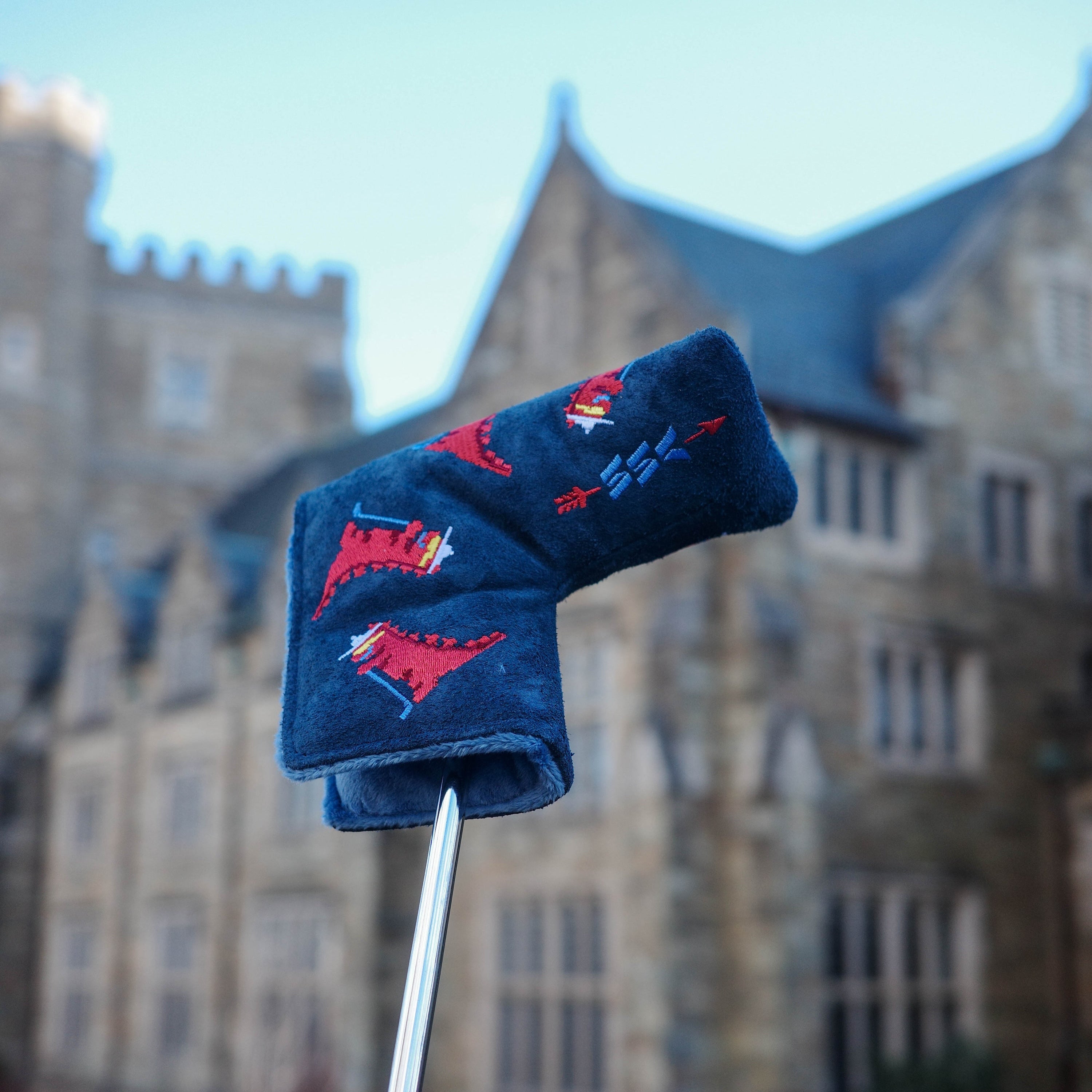 Suede 8-Bit Tourasaurus Blade Putter Cover