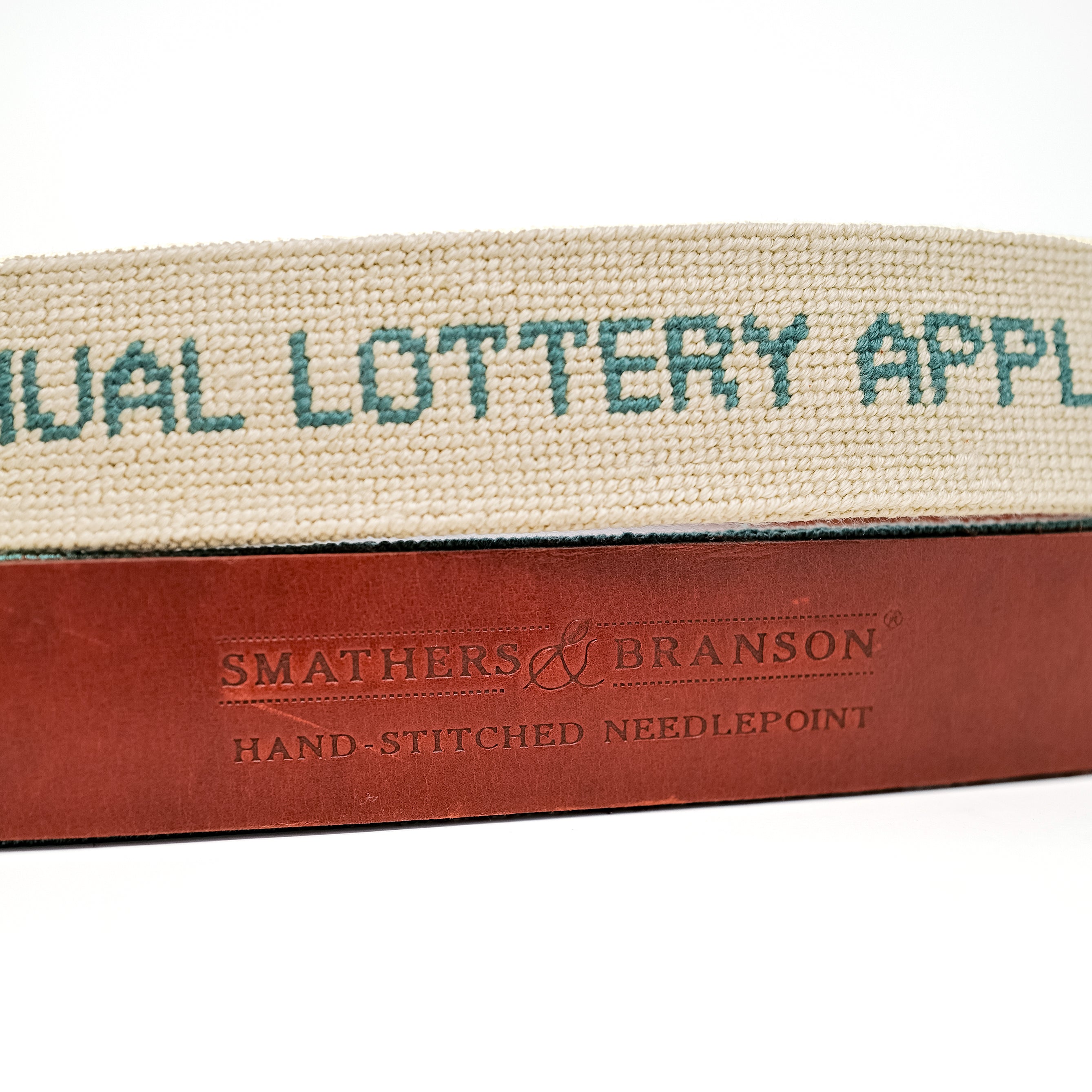 Annual Lottery Applicant Needlepoint Belt