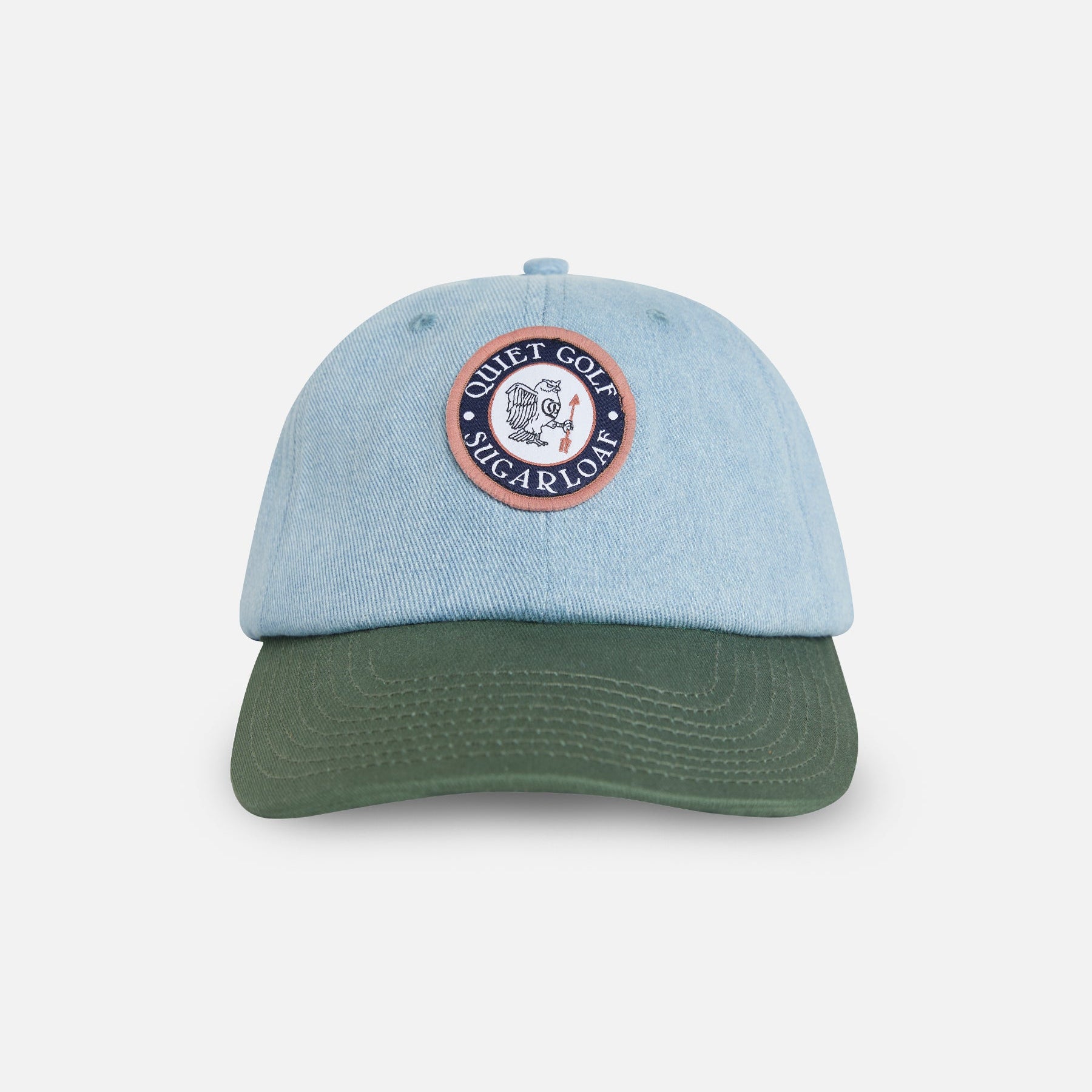 Quiet Golf x SSC Denim Dad Cap