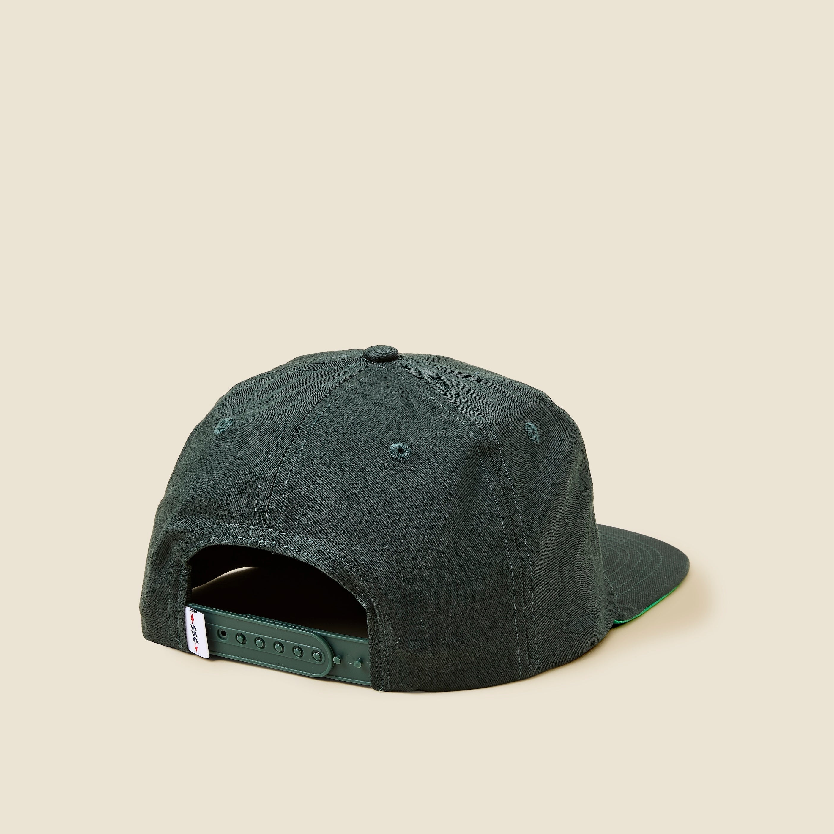 Forest Green Retro Golf Snap-Back Hat