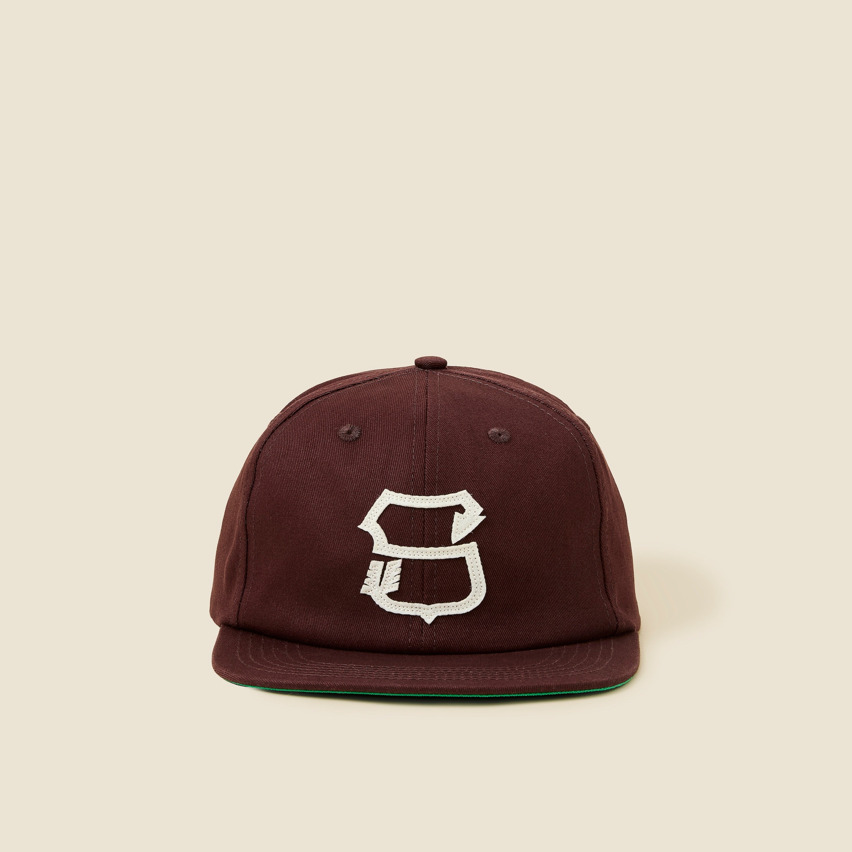 Cherry Mahogany Vintage S Snap-Back Ball Cap, Cotton Baseball Hat