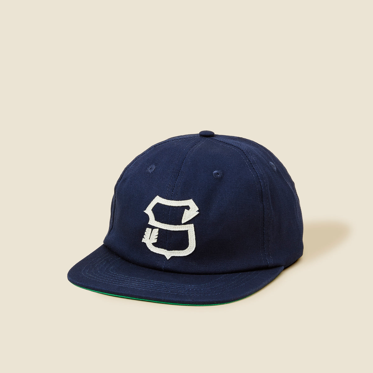 Vintage S Snap-Back Cotton Twill Ball Cap | Retro Golf Hat  display picture 2
