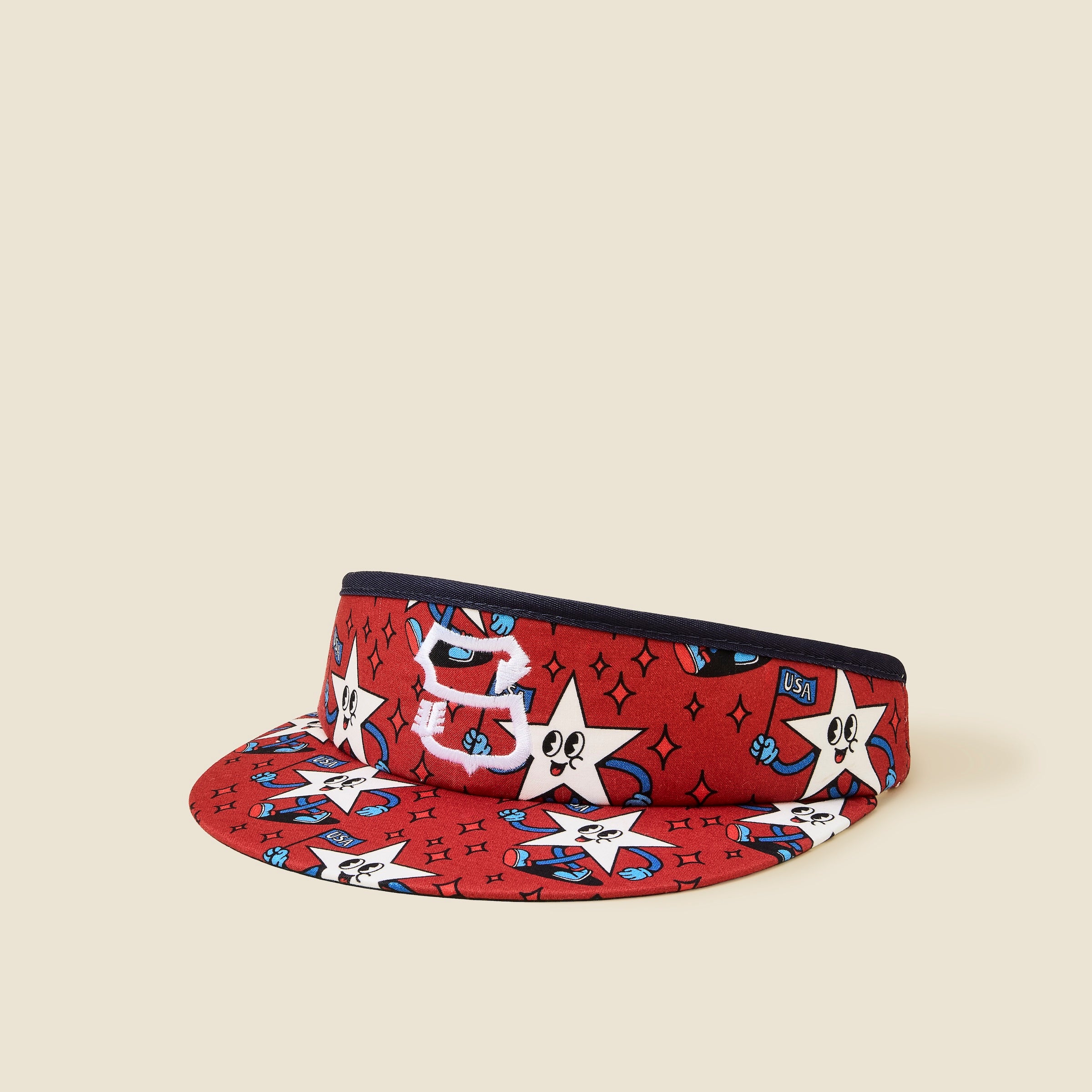 USA Stars High Crown Visor