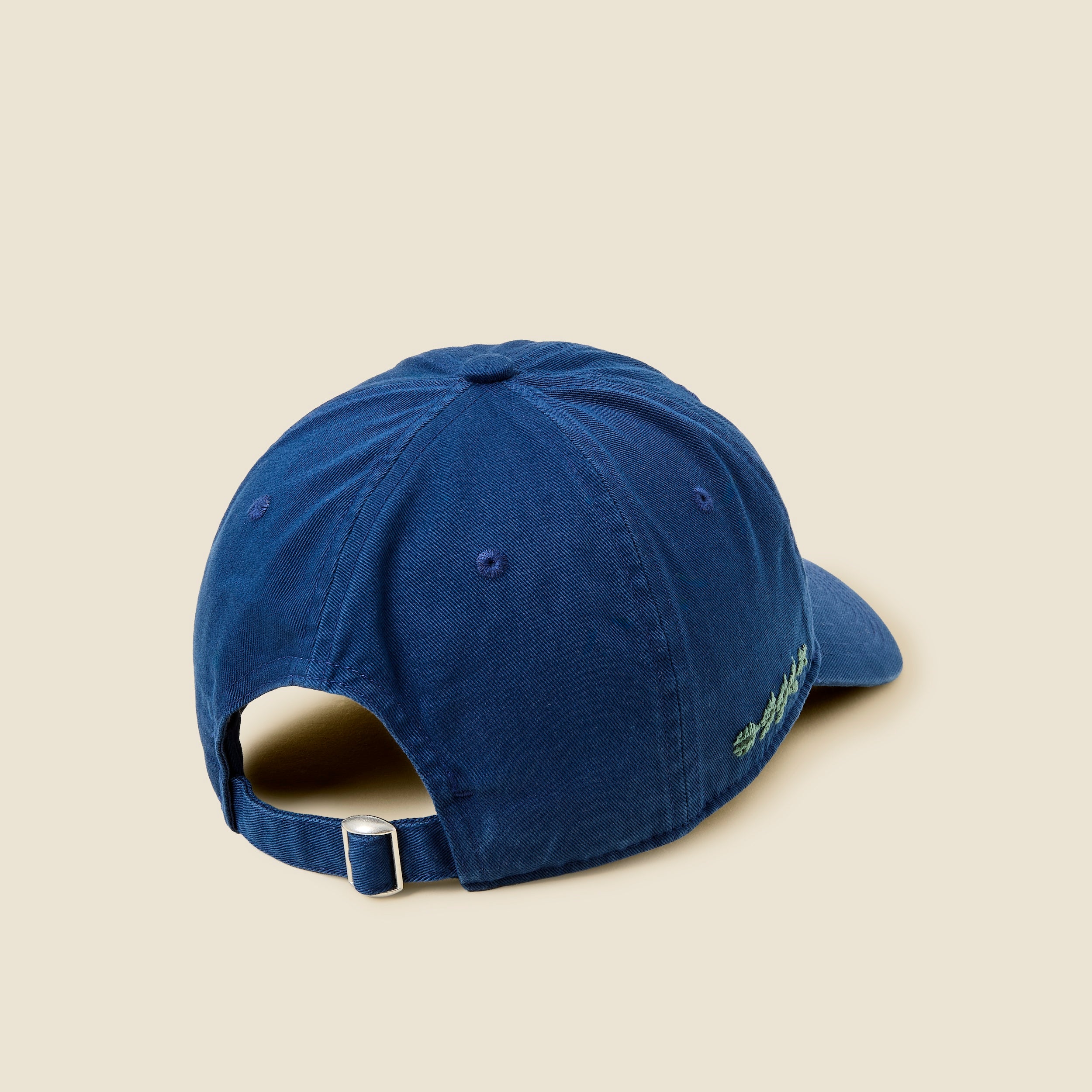 "No Running" Needlepoint Cap