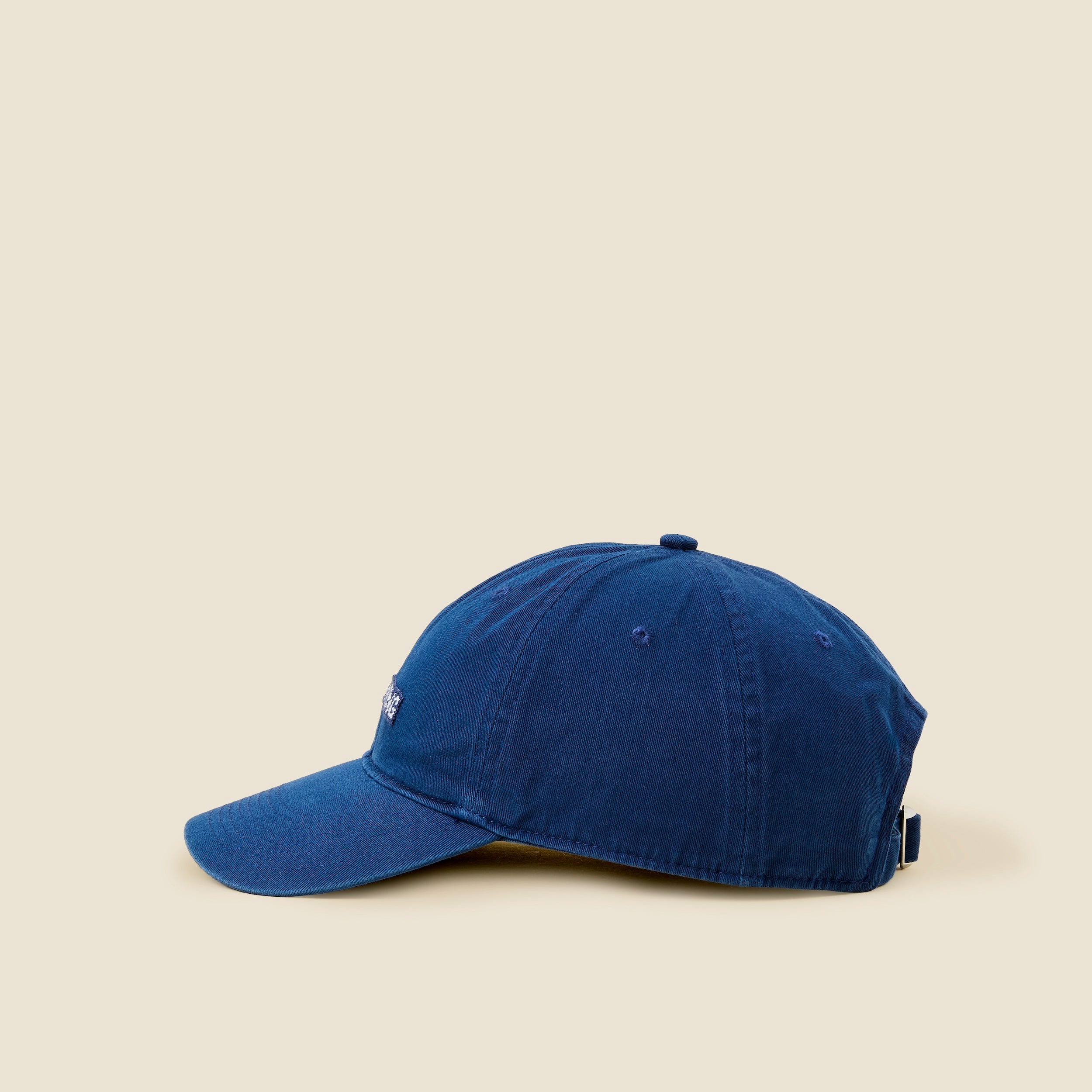 "No Running" Needlepoint Cap