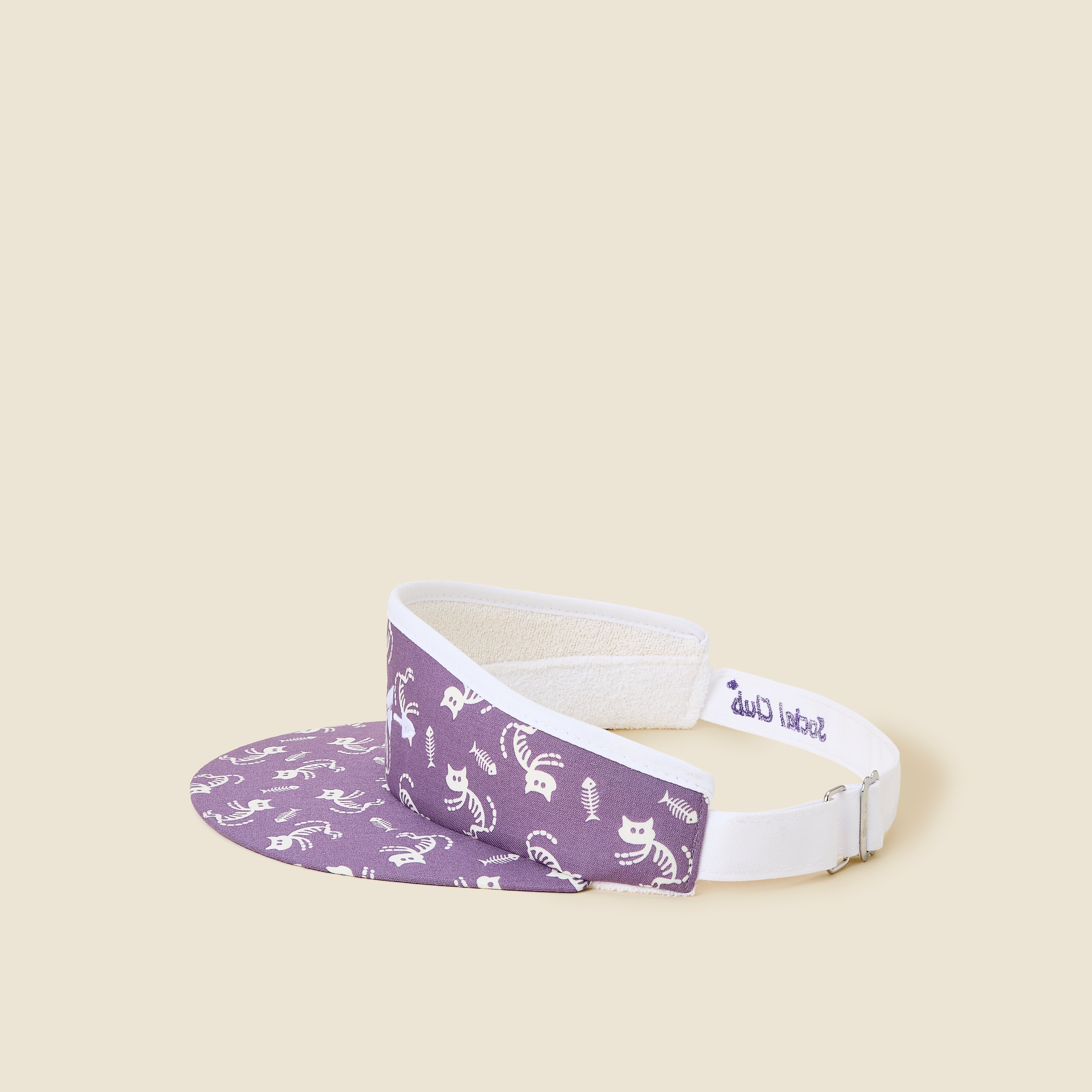 SkeleKitty High Crown Visor