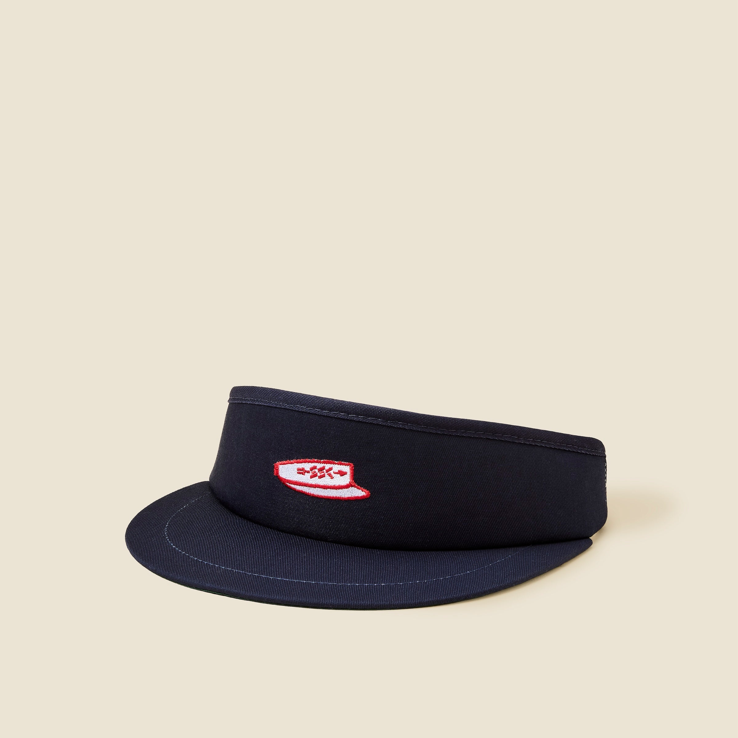 TV on TV Navy & Red Visor