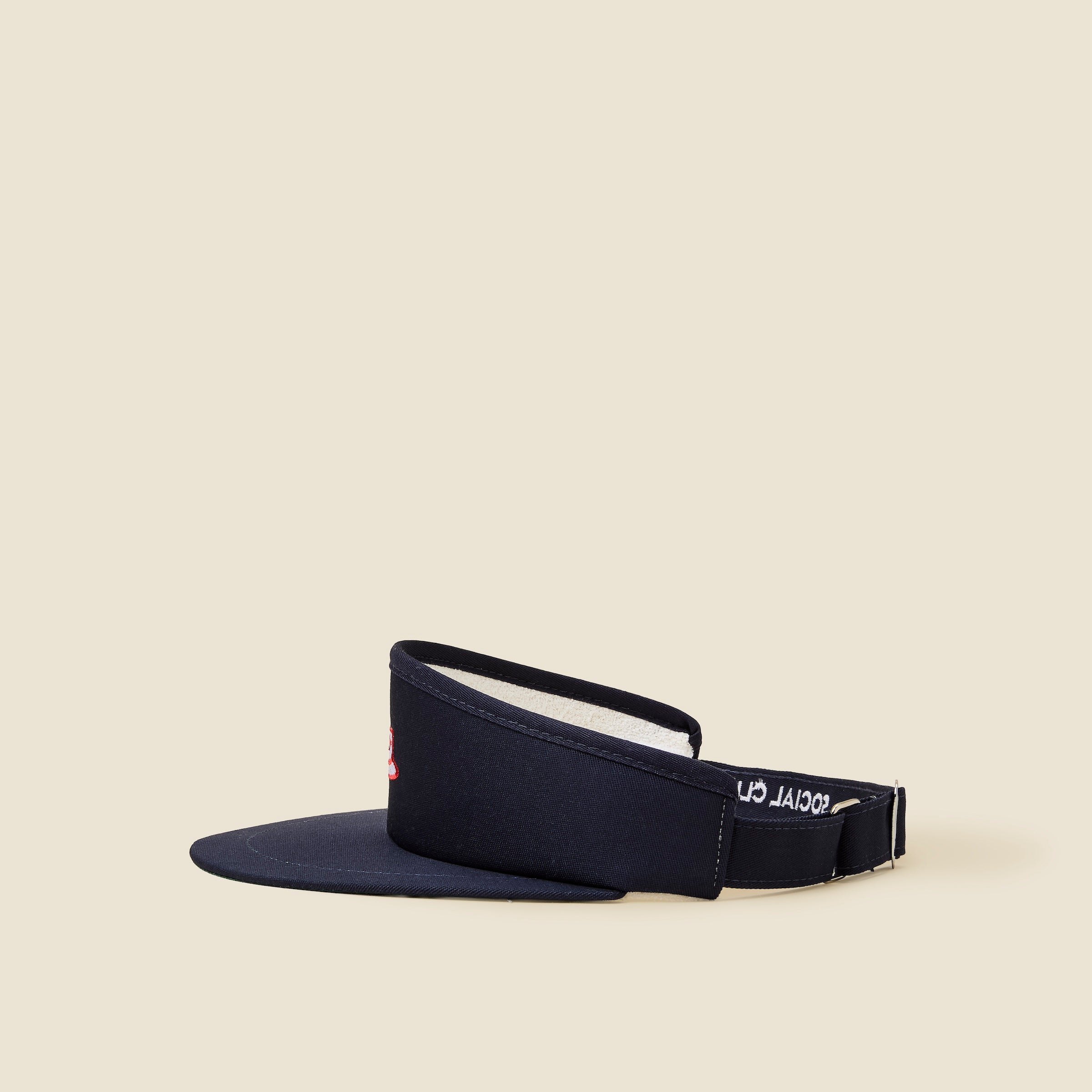TV on TV Navy & Red Visor