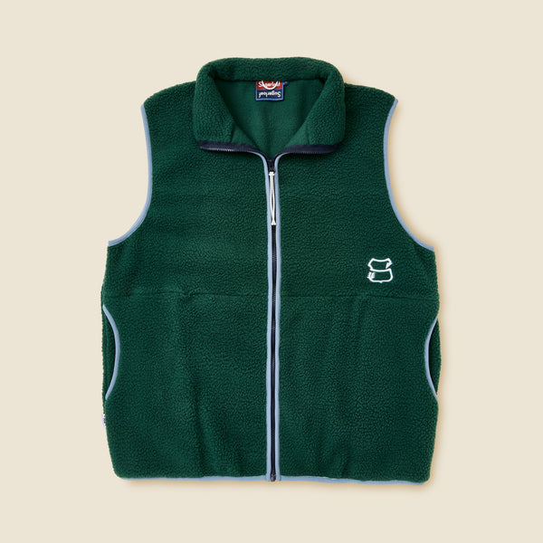 トップス 700fill Small Payment Logo Fleece Vest 700FILL】 Small Payment Logo Fleece Vest