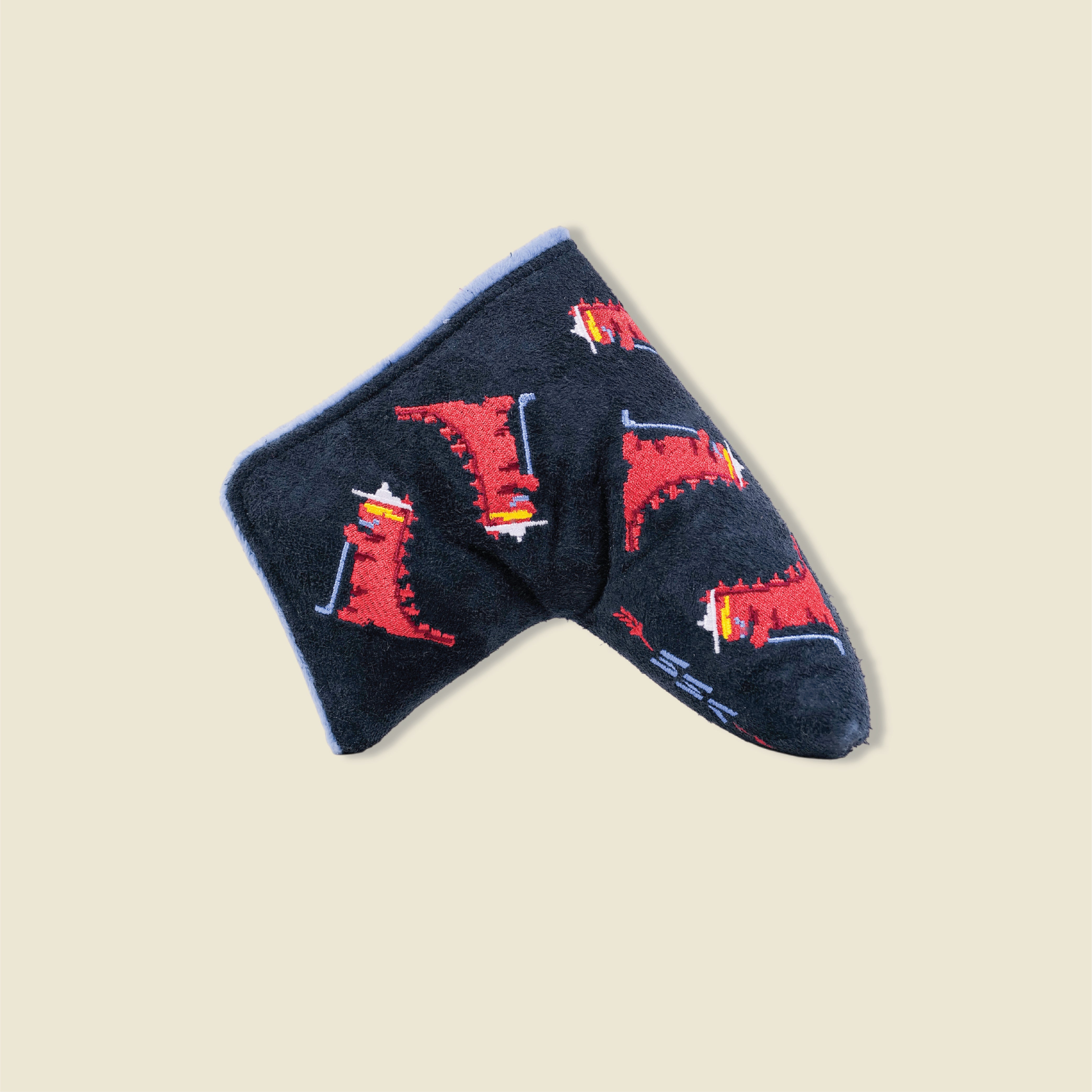 Suede 8-Bit Tourasaurus Blade Putter Cover