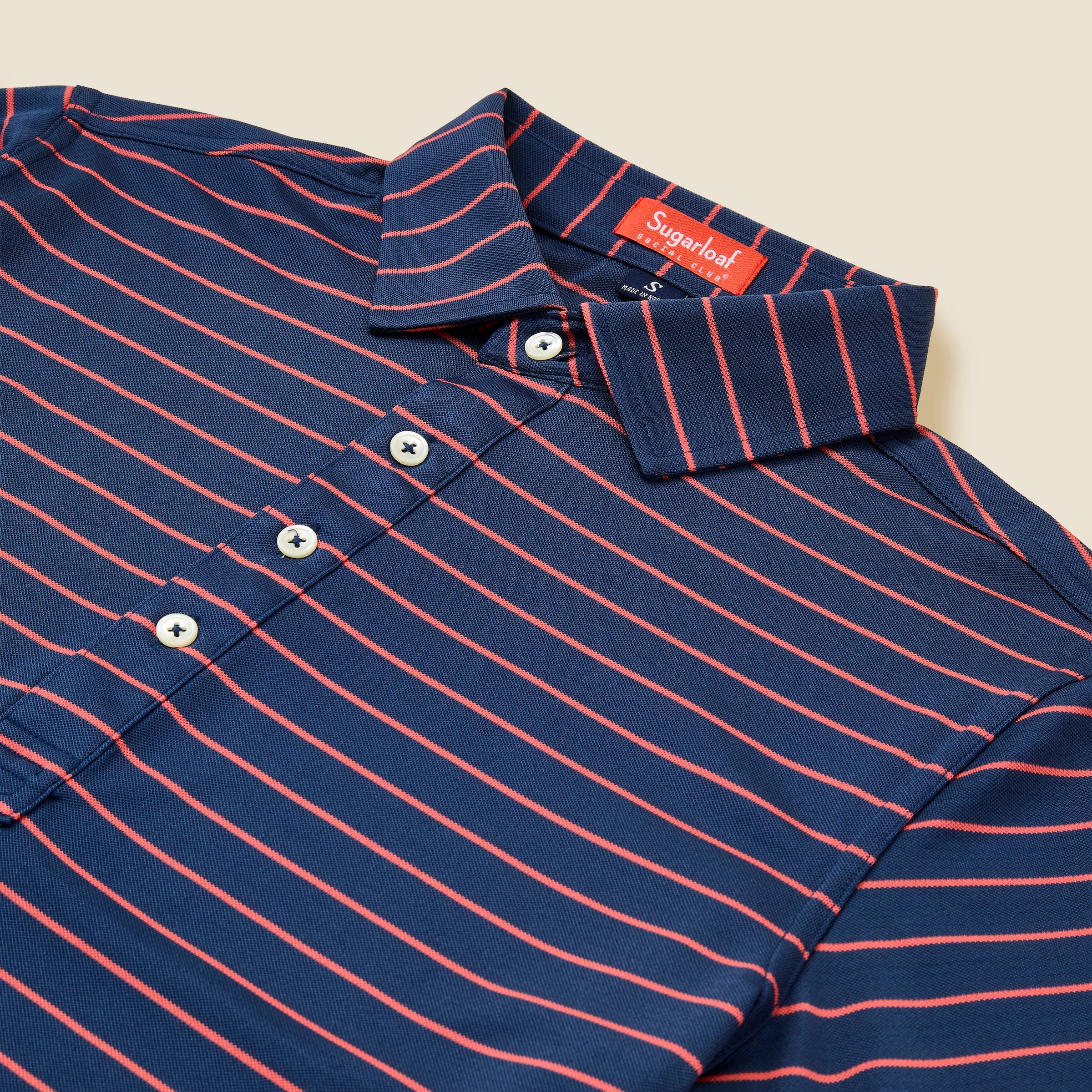 The Club Stripe Polo